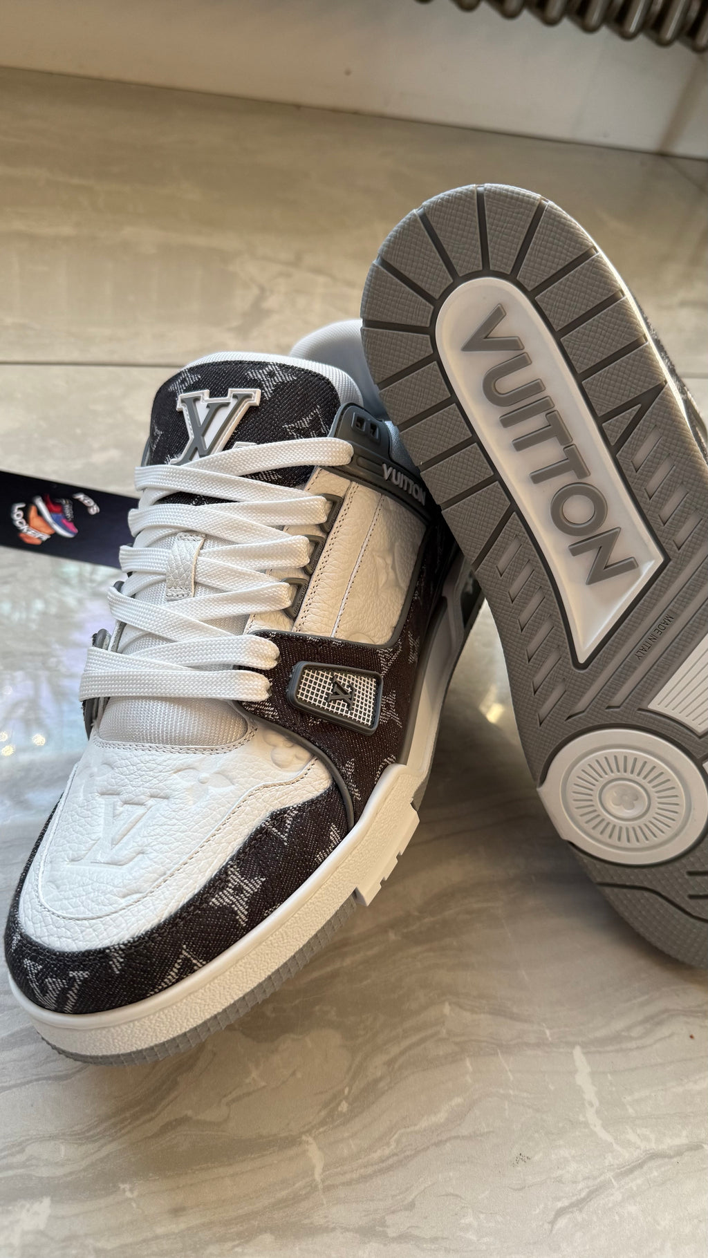 LOUIS VUITTON GREY MONOGRAM TRAINER