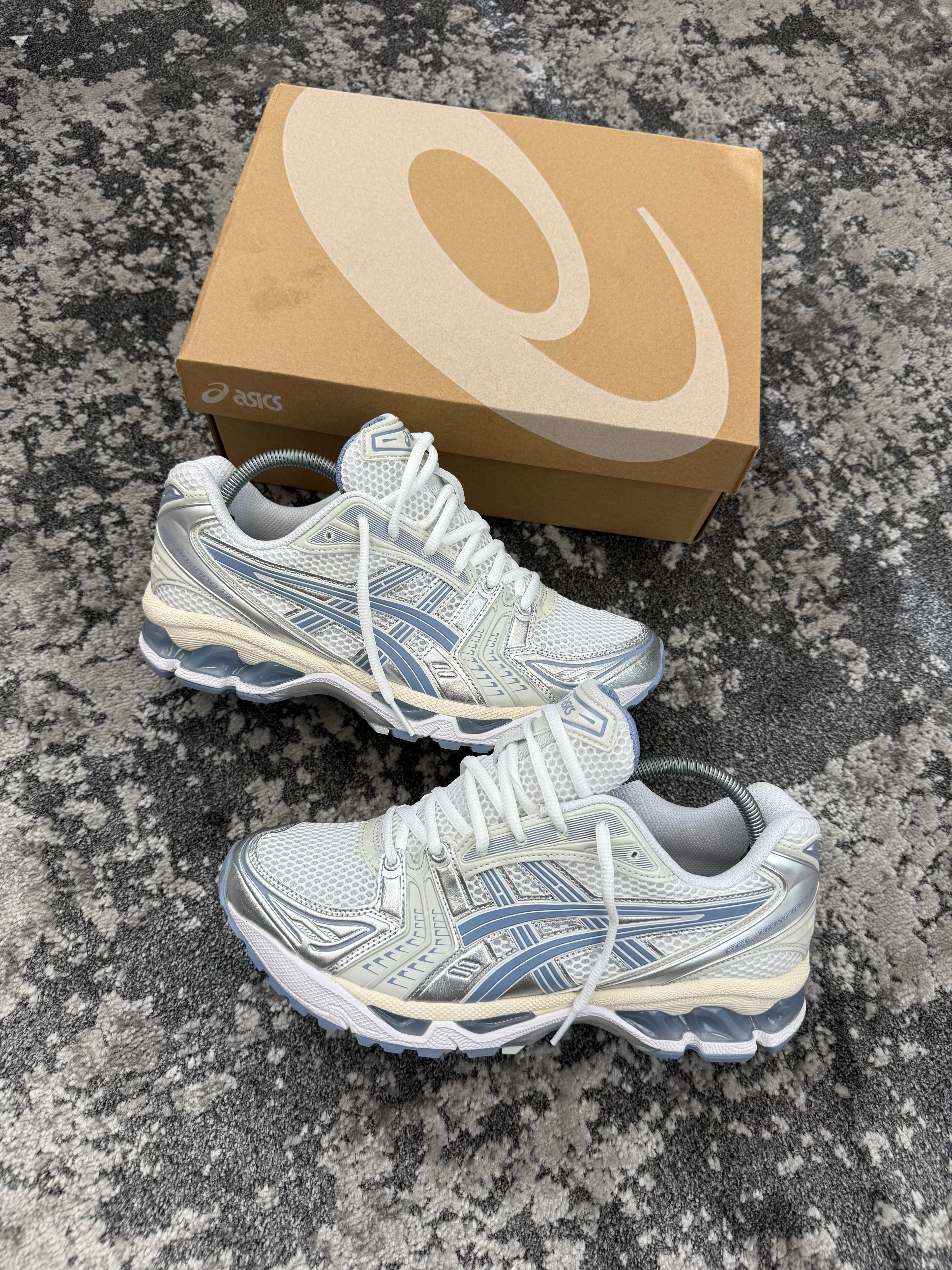 ASICS GEL KAYANO 14 WHITE LIGHT NAVY