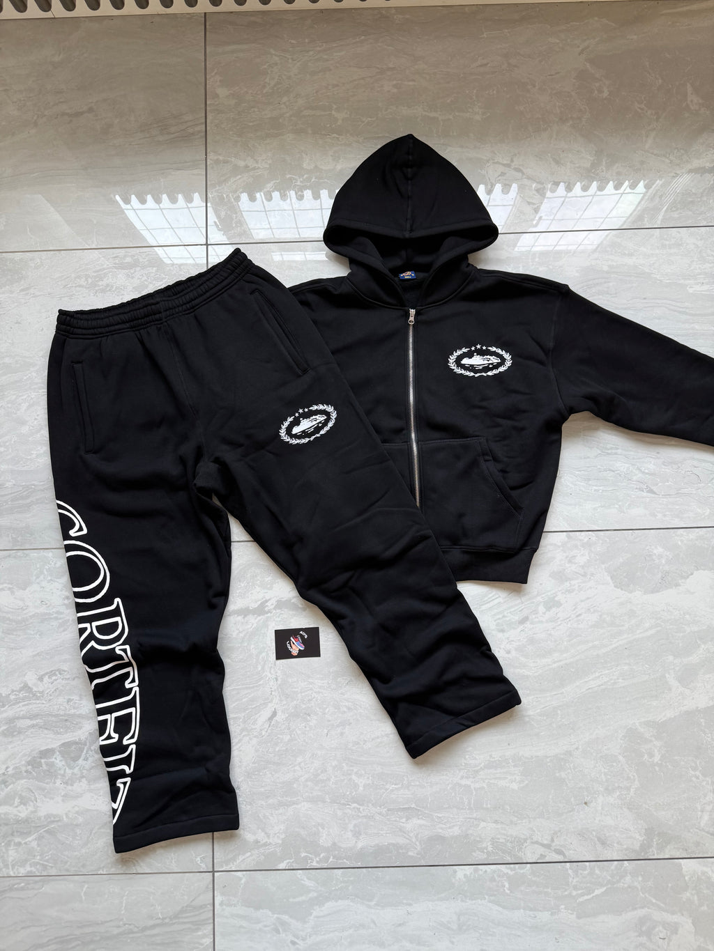 CORTEIZ BLACK SUPERIOR ROYALE TRACKSUIT