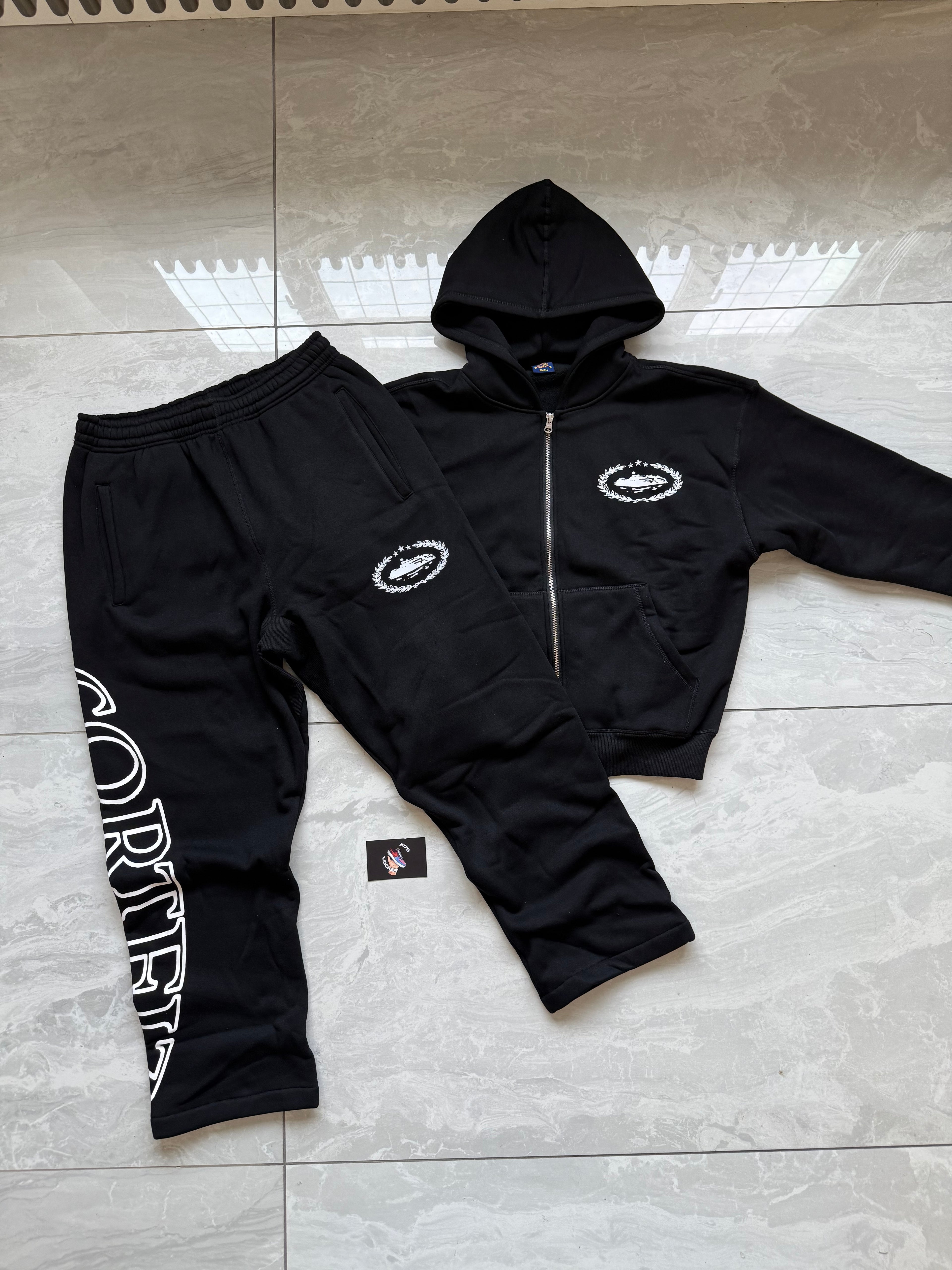 CORTEIZ BLACK SUPERIOR ROYALE TRACKSUIT