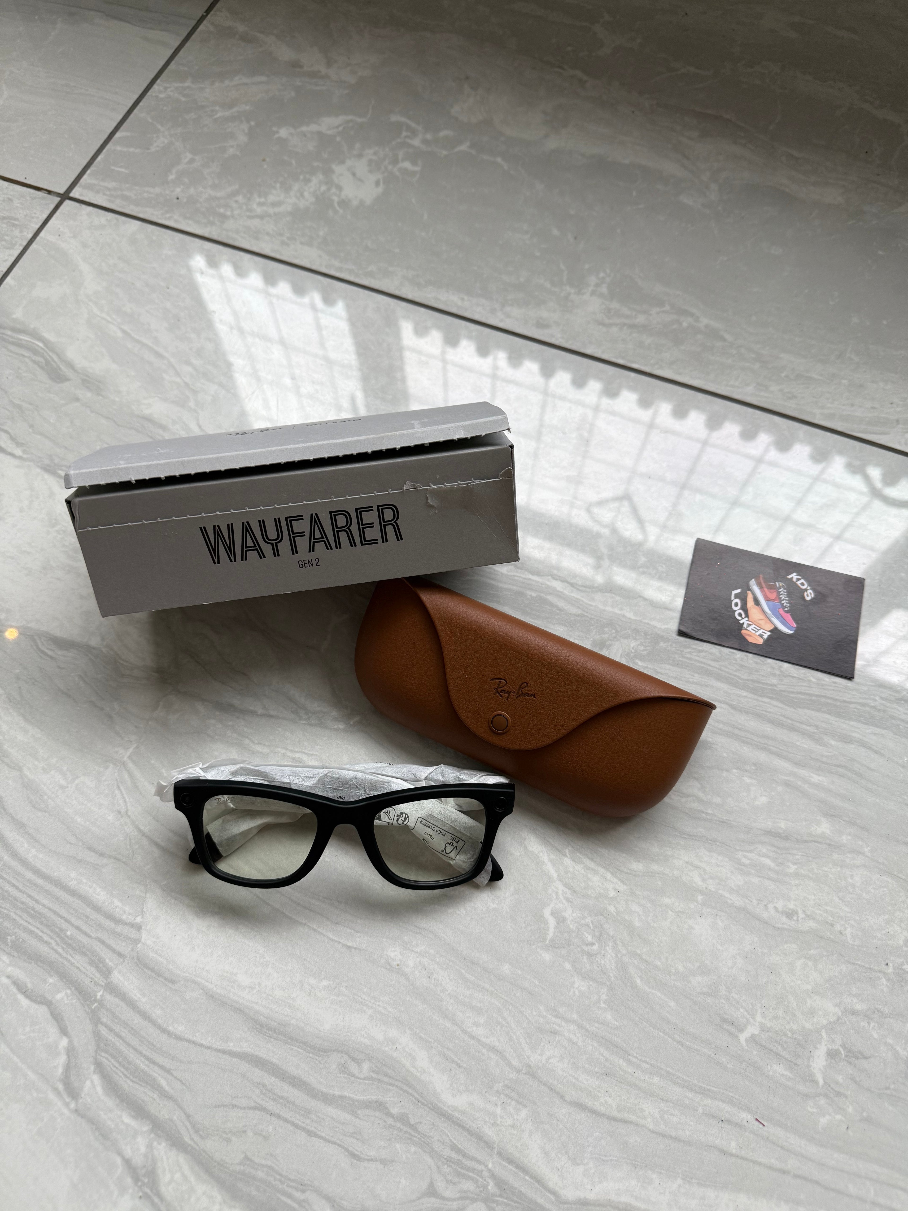 RAYBAN x META WAYFARER GEN 2 CLEAR LENSE