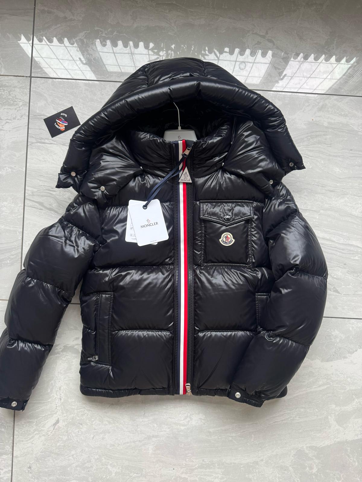 MONCLER BLACK MONTBELIARD DOWN JACKET