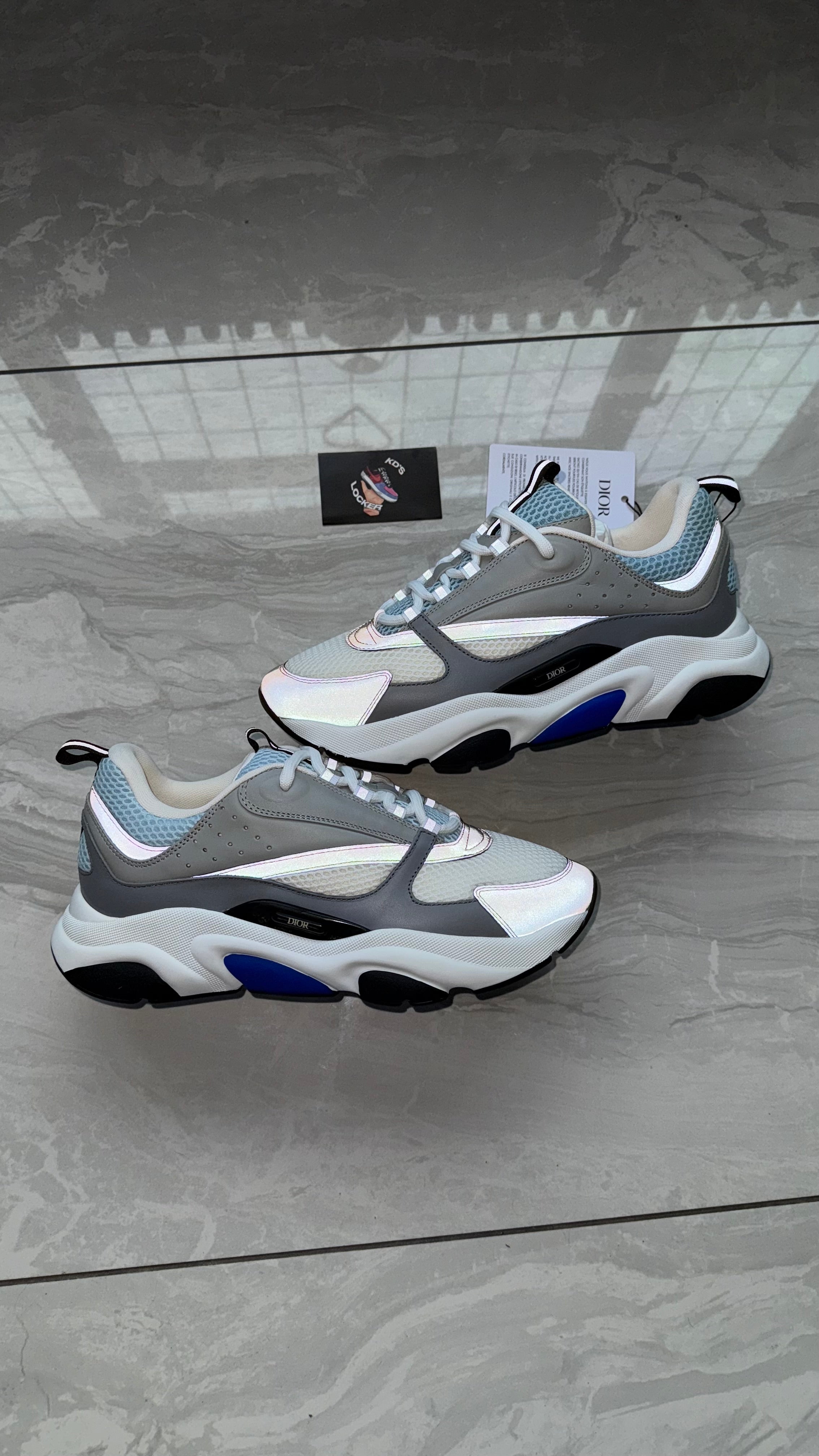 DIOR B22 BLUE / WHITE