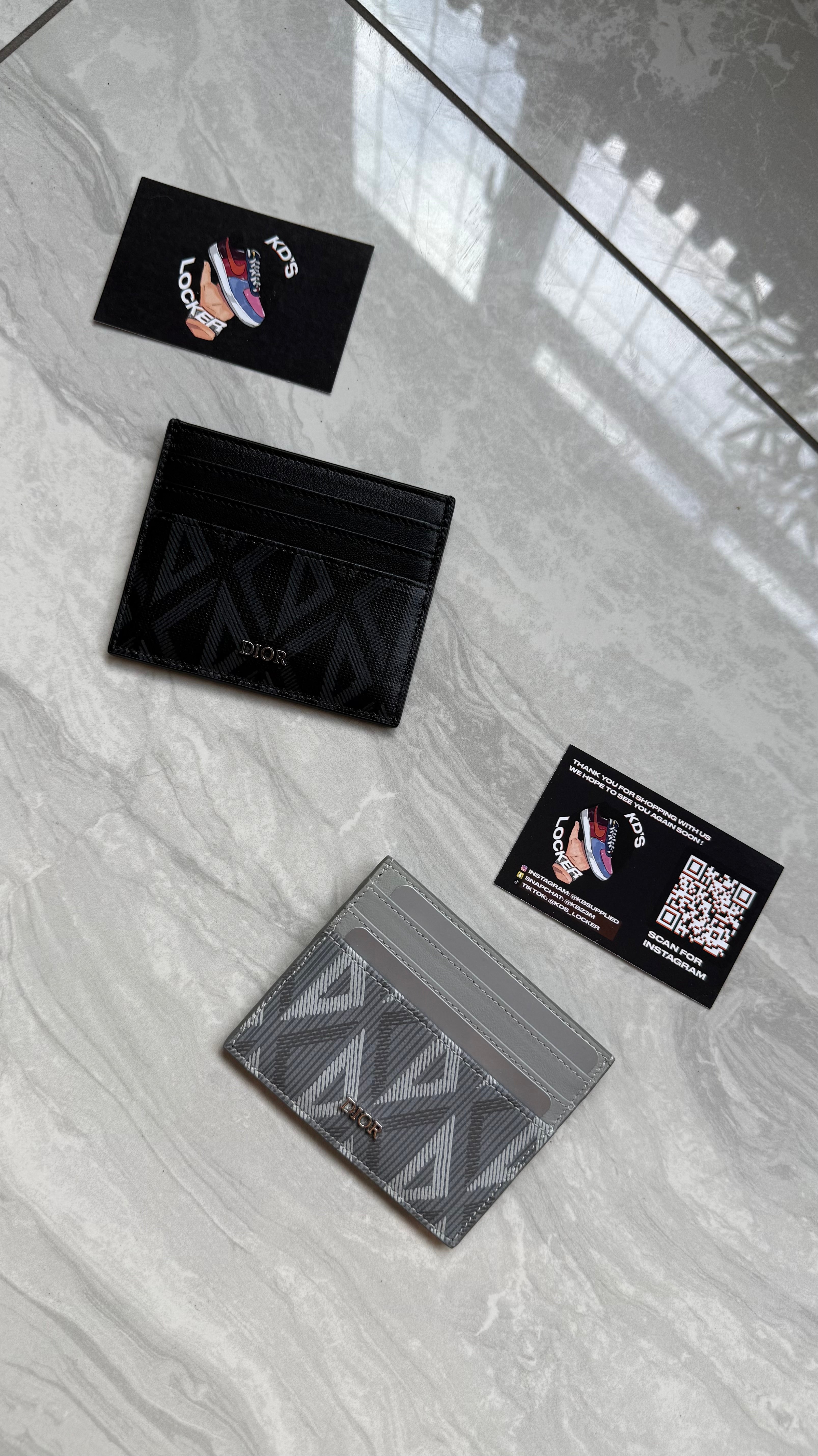 CHRISTIAN DIOR CD DIAMOND CARDHOLDER