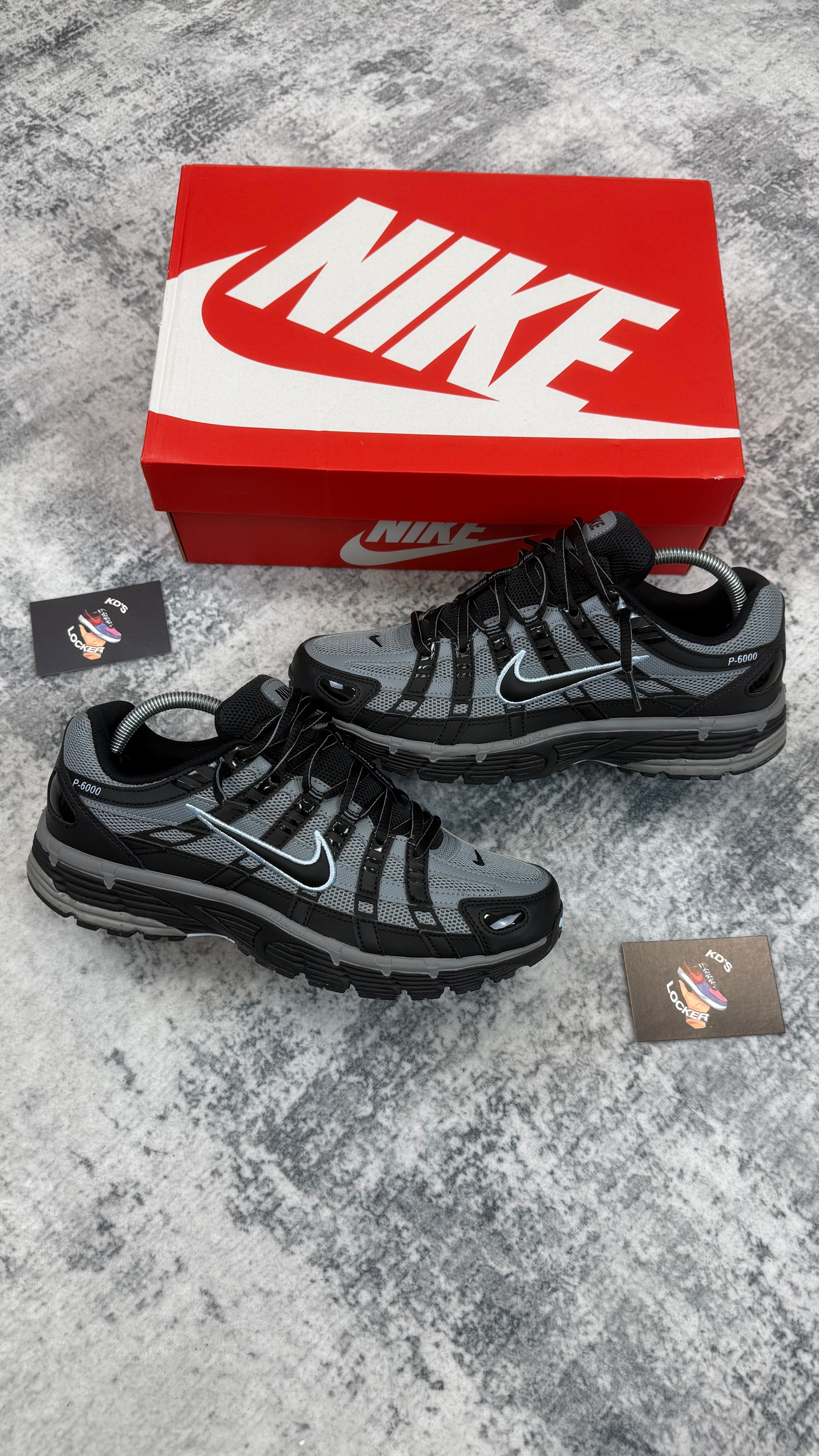 NIKE P-6000 COOL GREY / BLACK