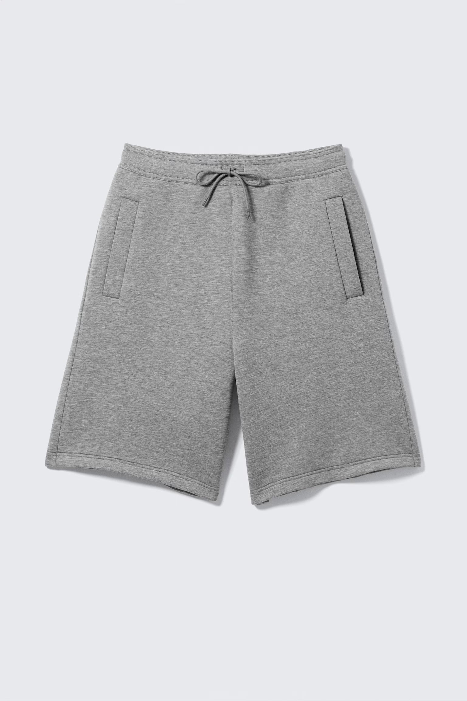 WEEKDAY GREY SCUBA SHORT + JACKET SET