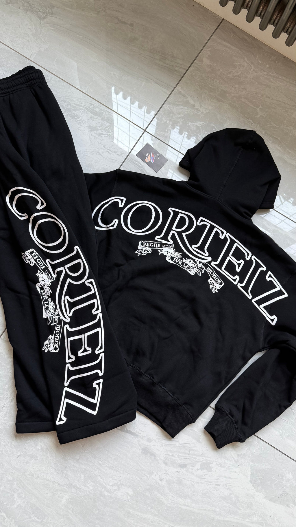 CORTEIZ BLACK SUPERIOR ROYALE TRACKSUIT
