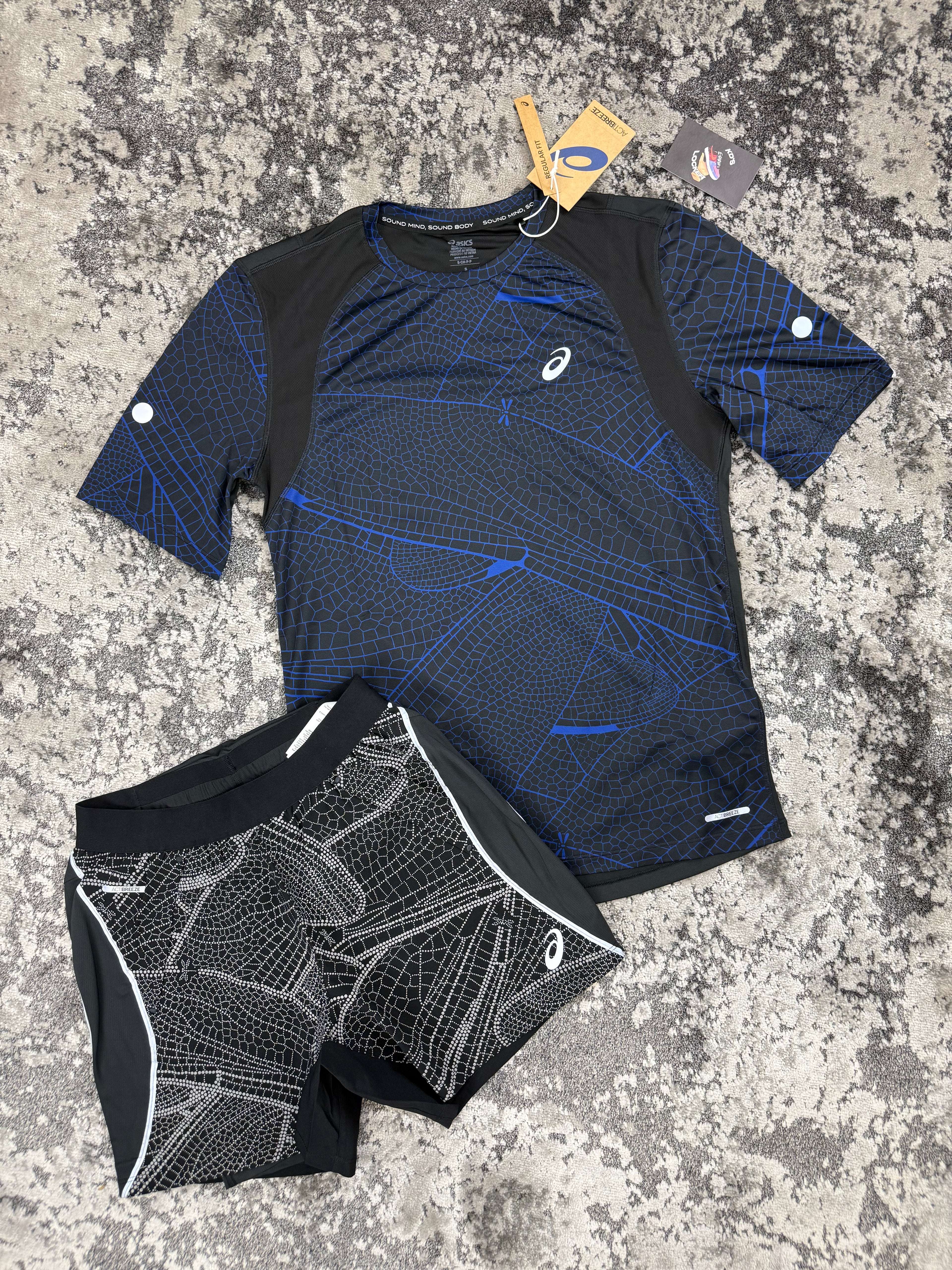 ASICS Lite-Show Performance Black Short Set