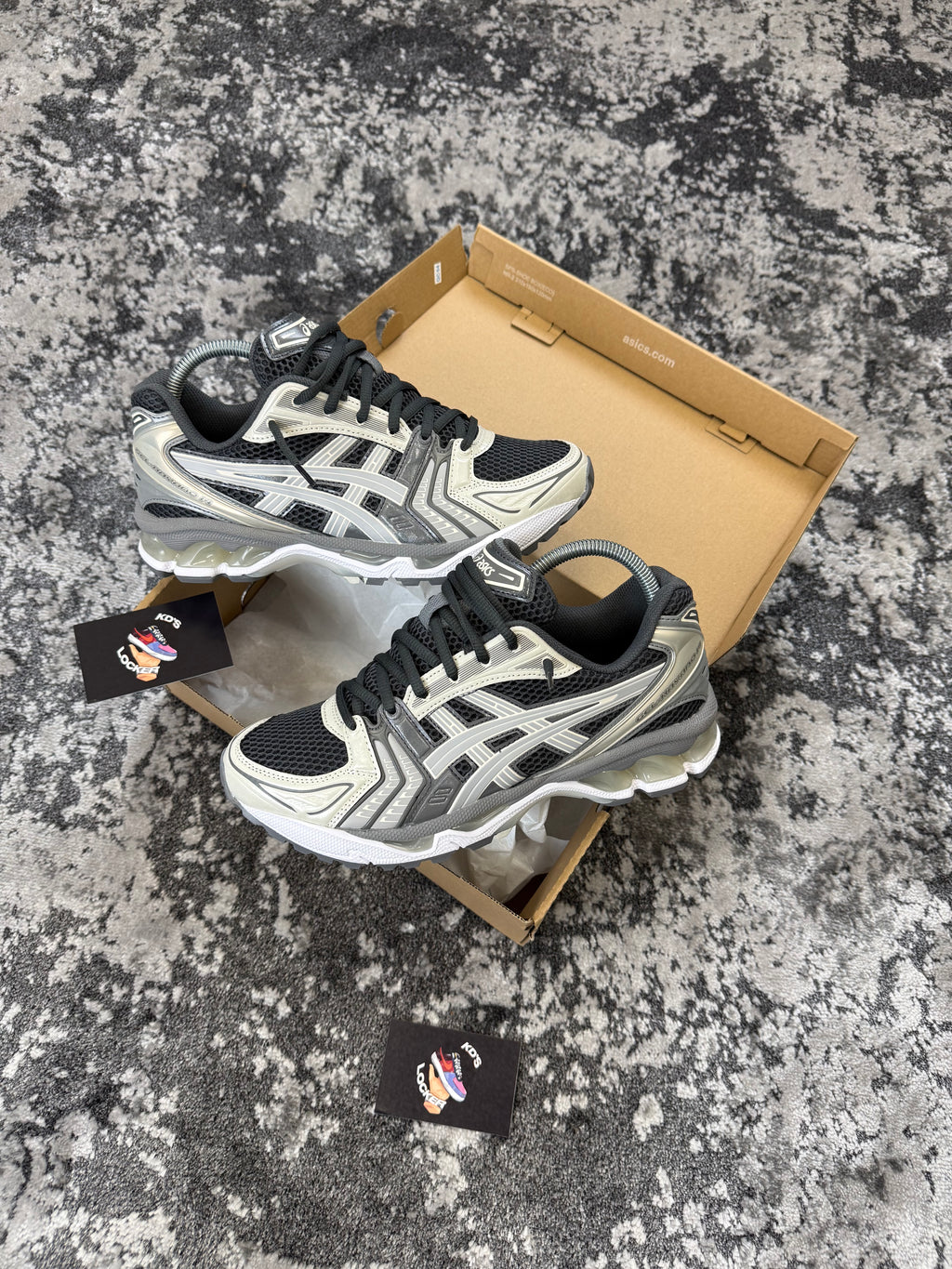 ASICS GEL KAYANO 14 OBSIDIAN GREY CEMENT