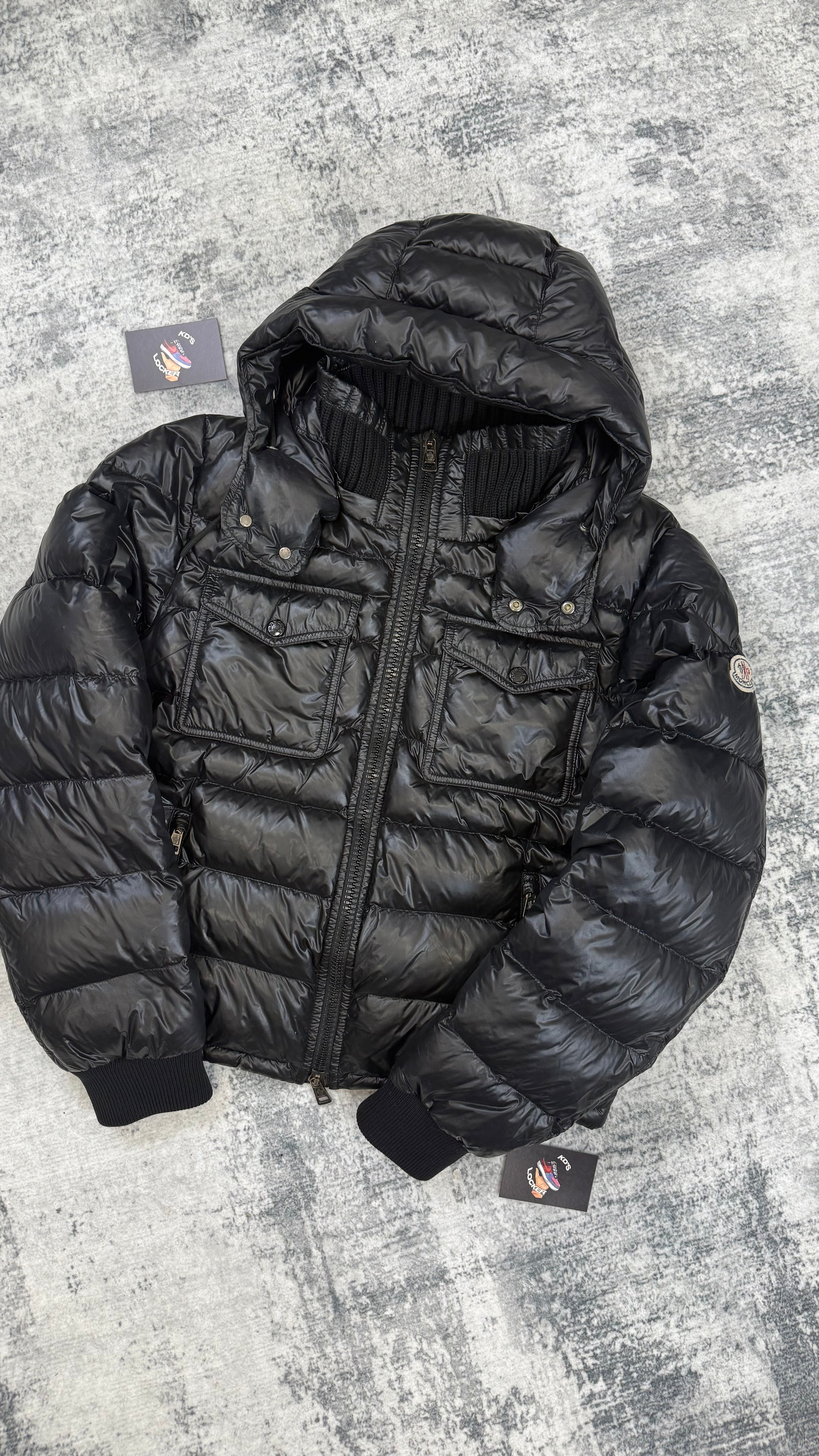 MONCLER BLACK FEDOR JACKET *PRE-LOVED*