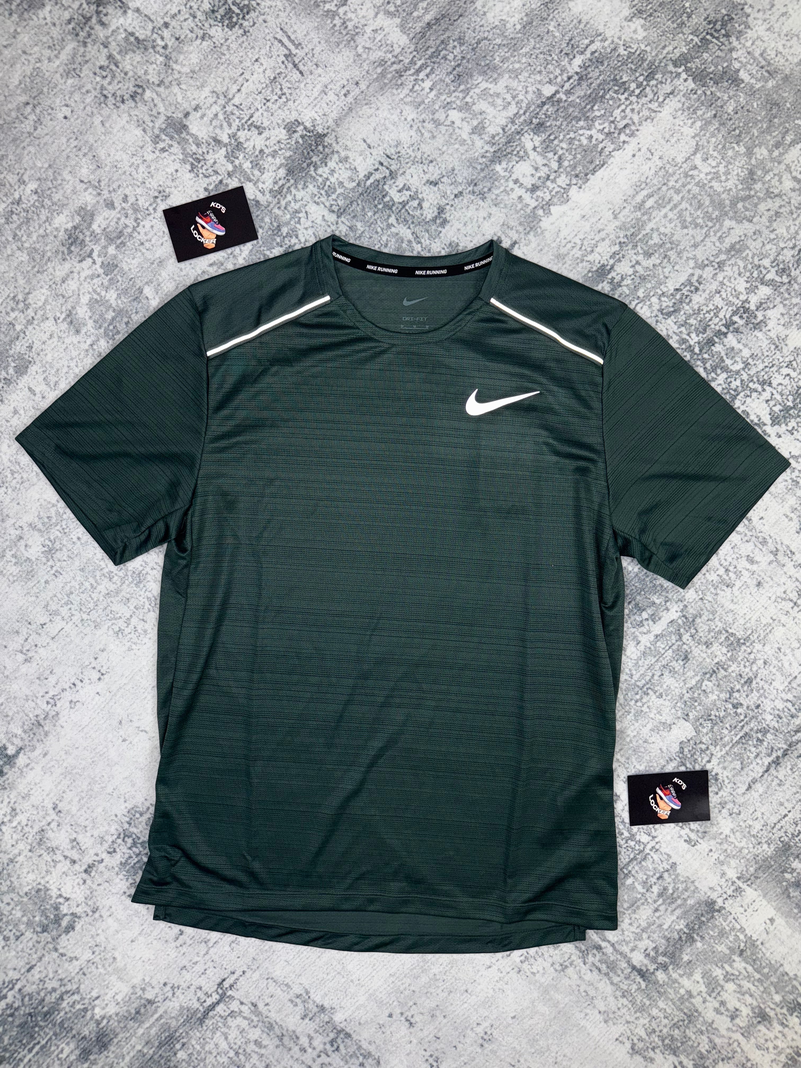 NIKE 1.0 MILER VINTAGE GREEN TEE