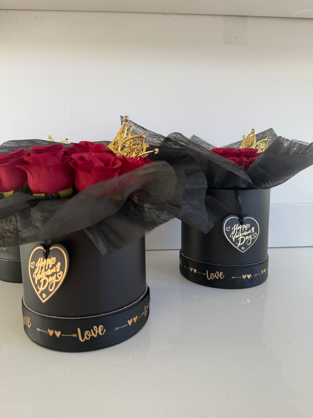 Luxury Red Rose Gift Tubs