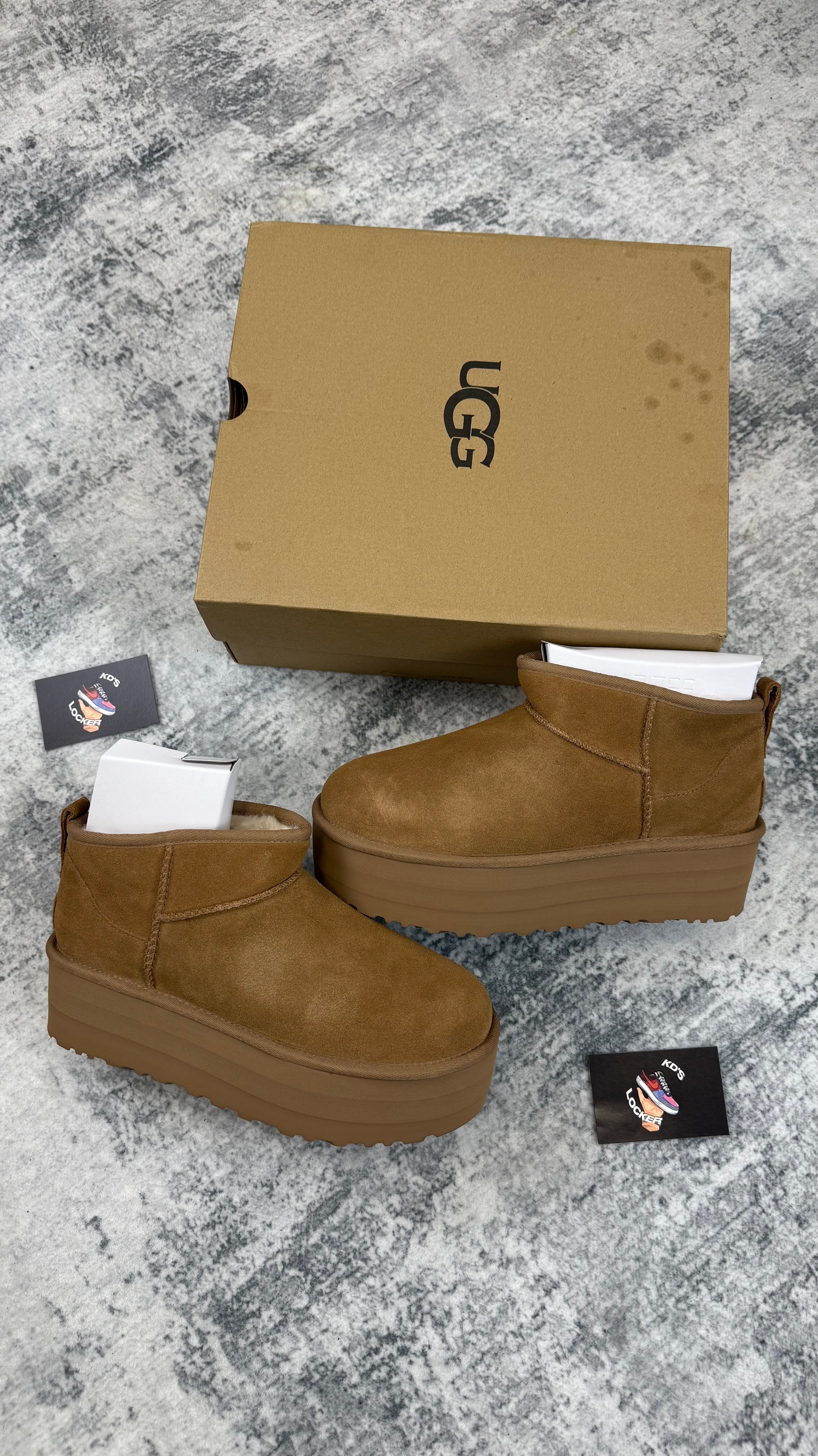 UGG ULTRA MINI PLATFORM CHESTNUT