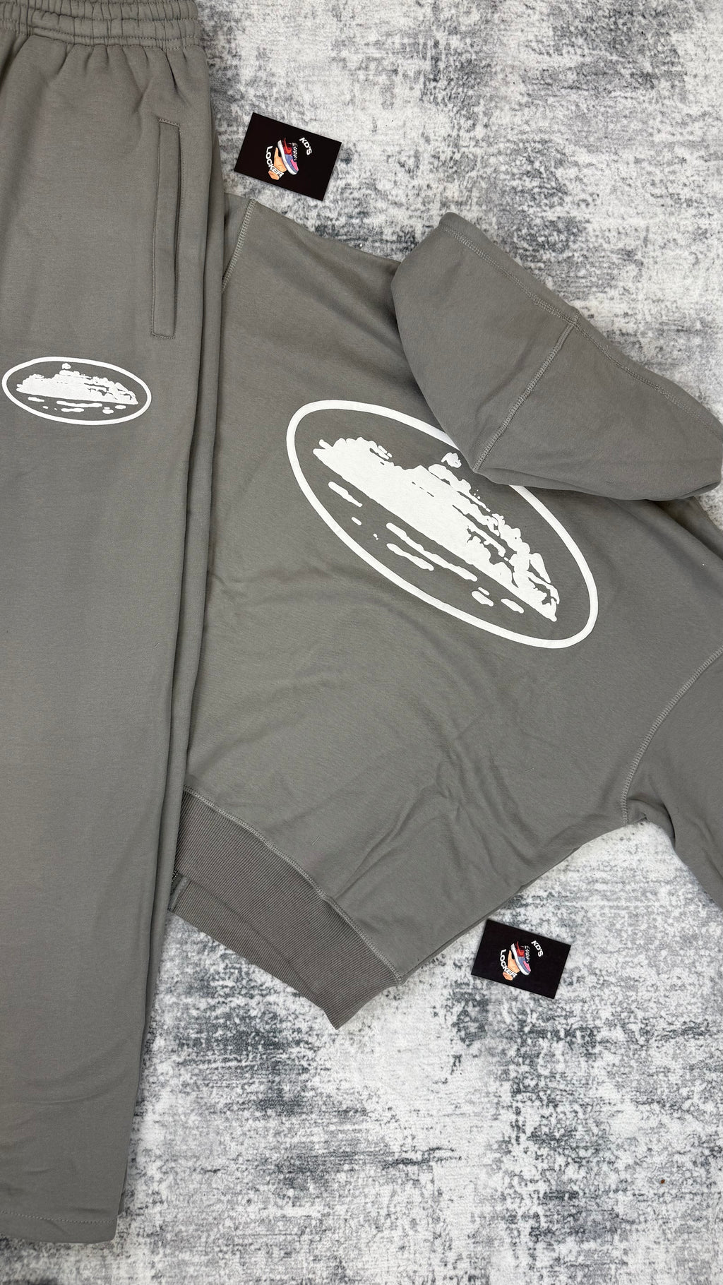 CORTEIZ GREY RTW PUFF PRINT TRACKSUIT