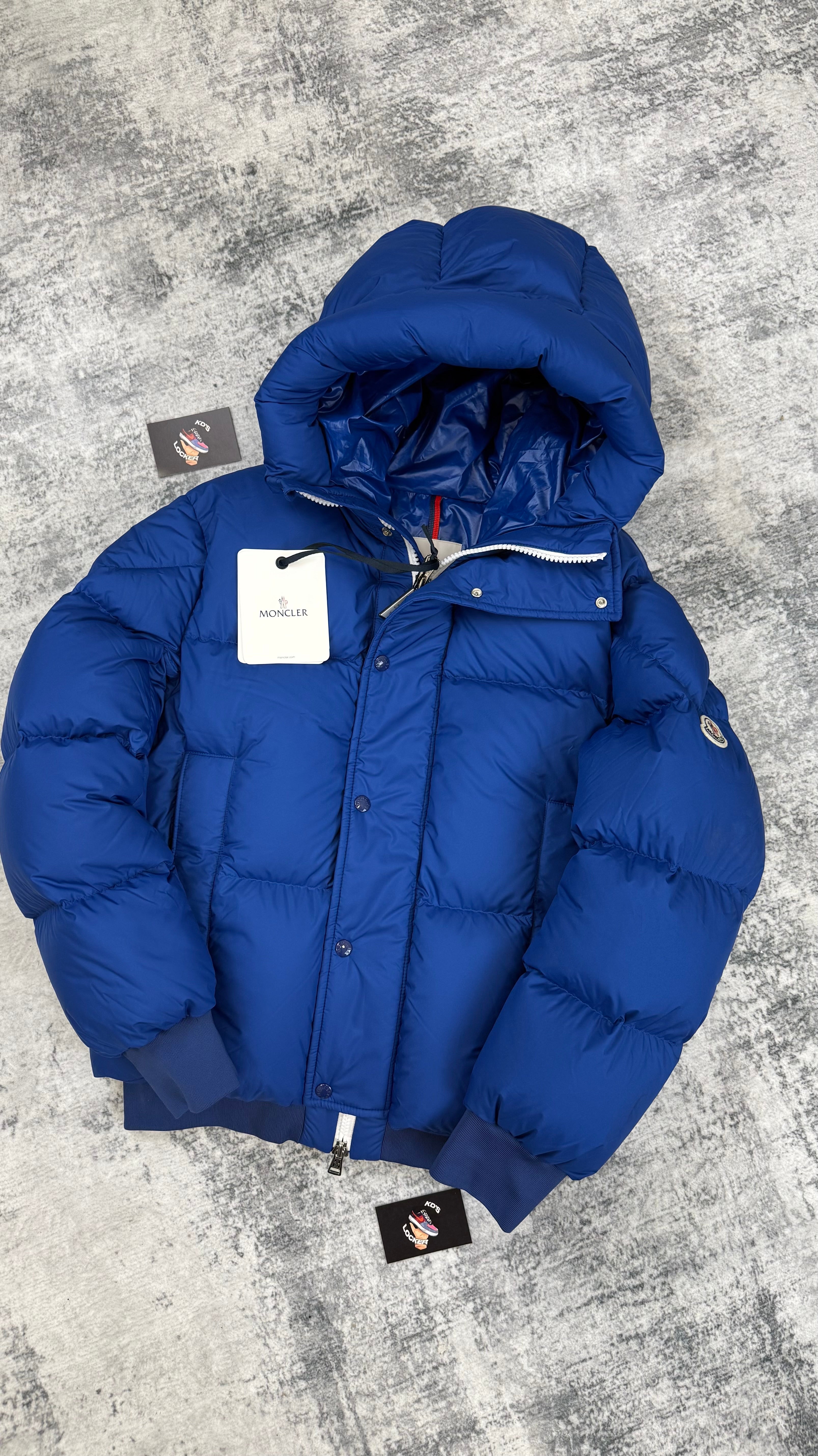 MONCLER BLUE RISLER JACKET
