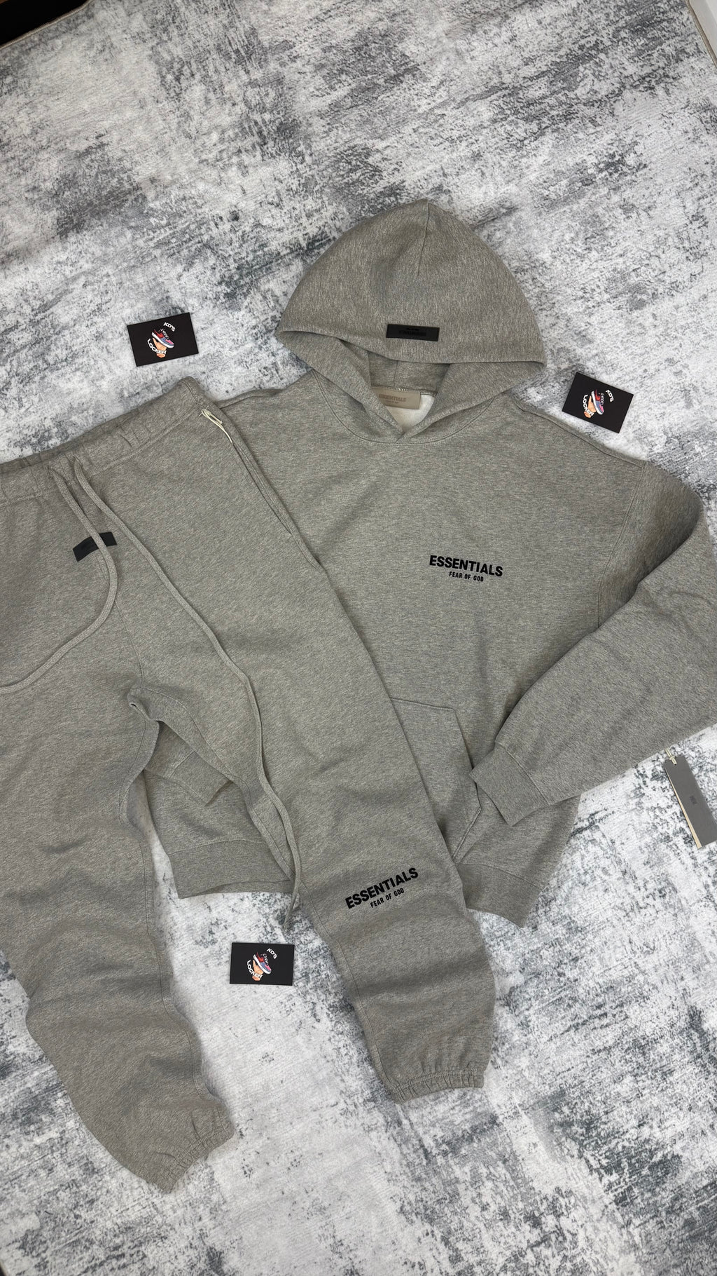 FEAR OF GOD ESSENTIALS SS22 DARK OATMEAL TRACKSUIT