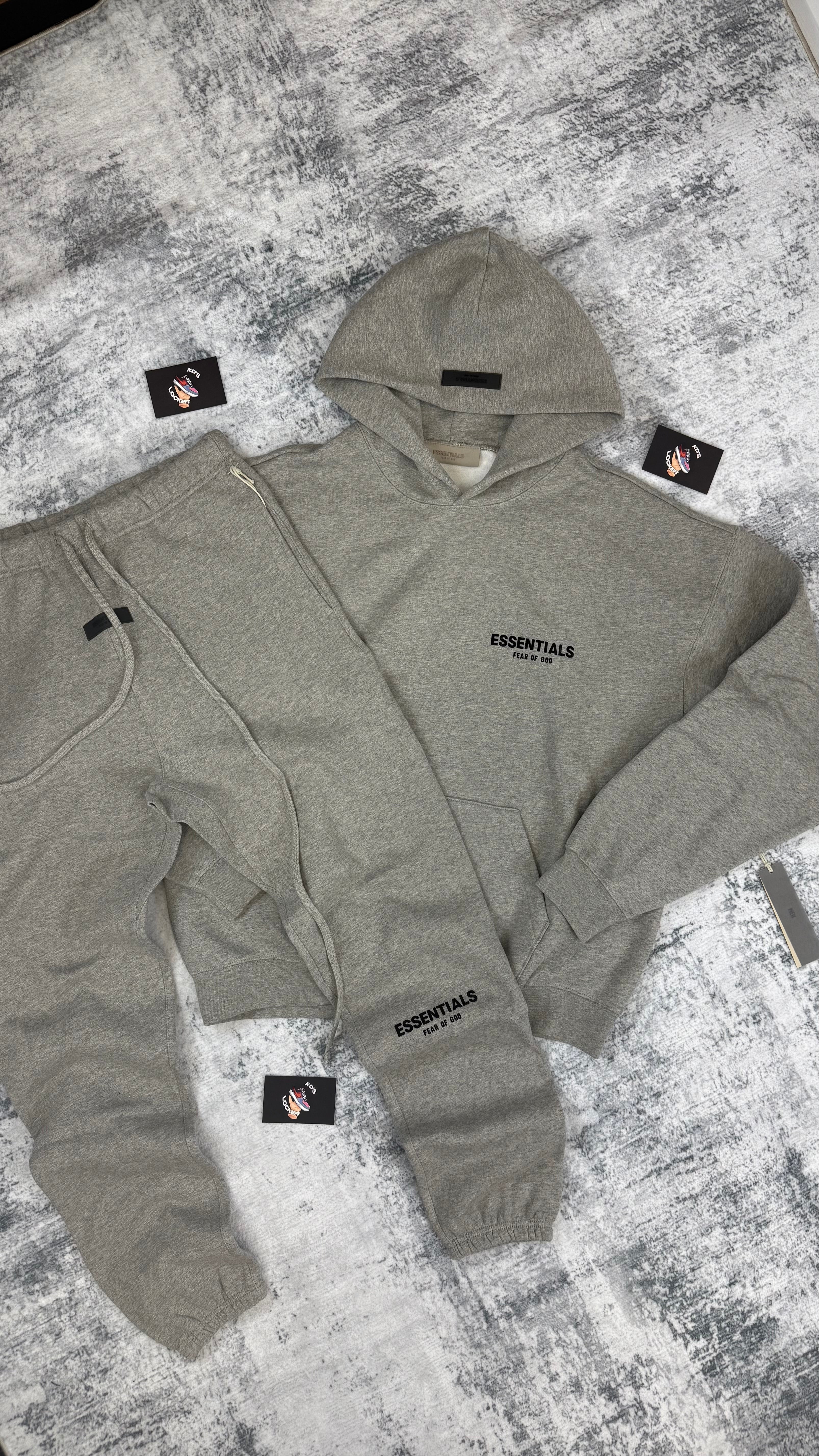 FEAR OF GOD ESSENTIALS SS22 DARK OATMEAL TRACKSUIT