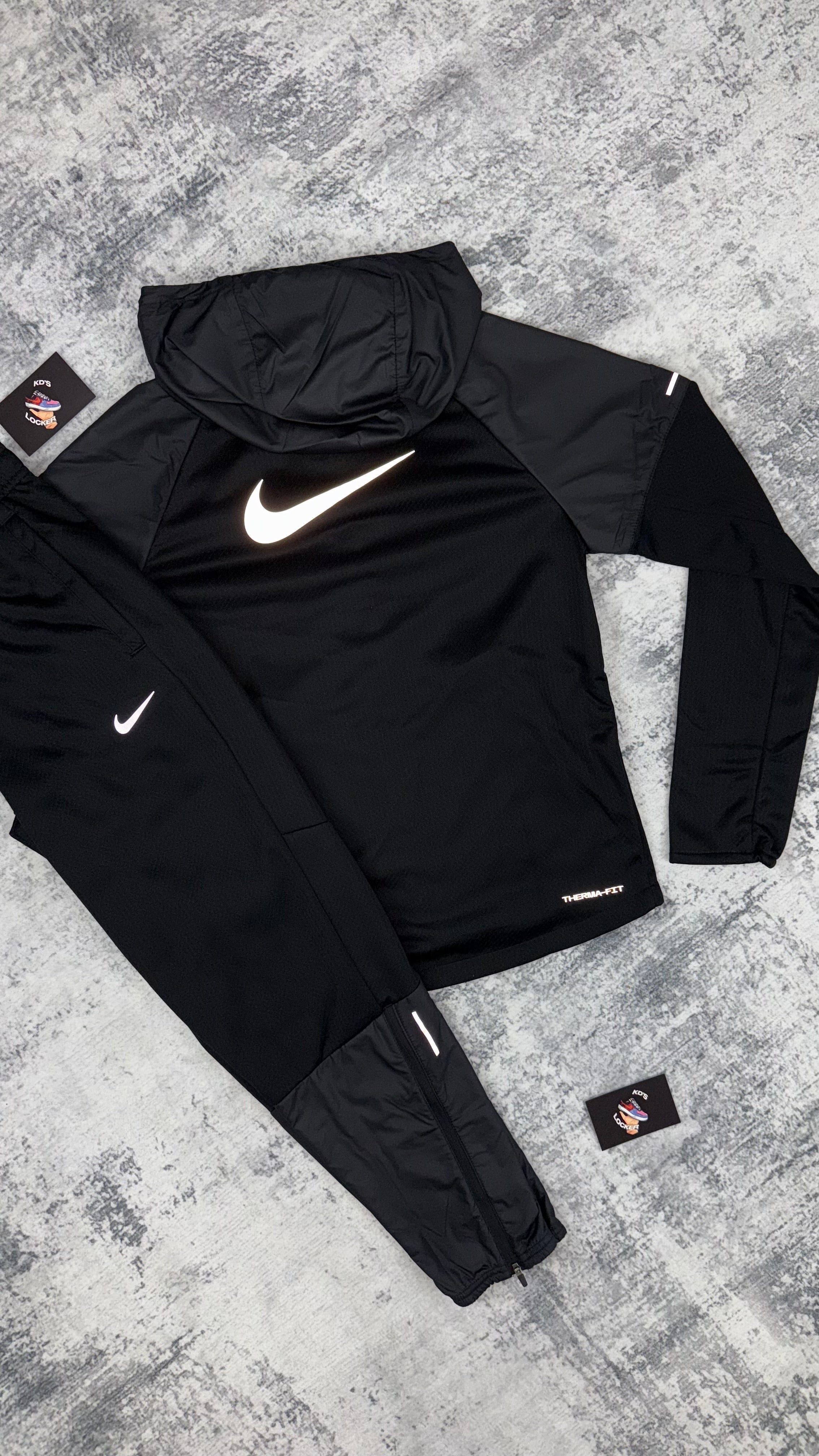 NIKE THERMA-FIT BLACK SPHERE TRACKSUIT