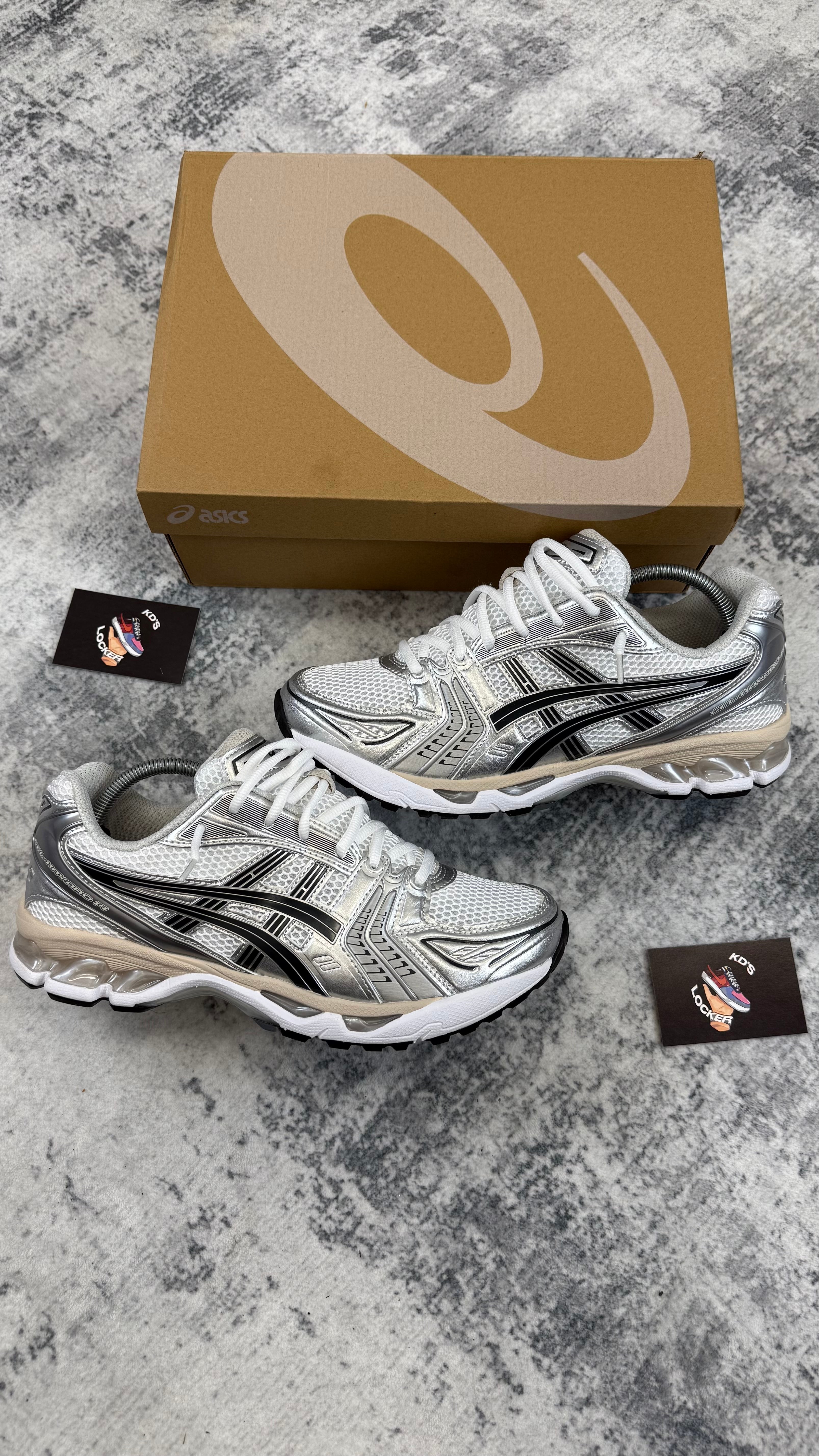 ASICS GEL KAYANO 14 WHITE GRAPHITE GREY