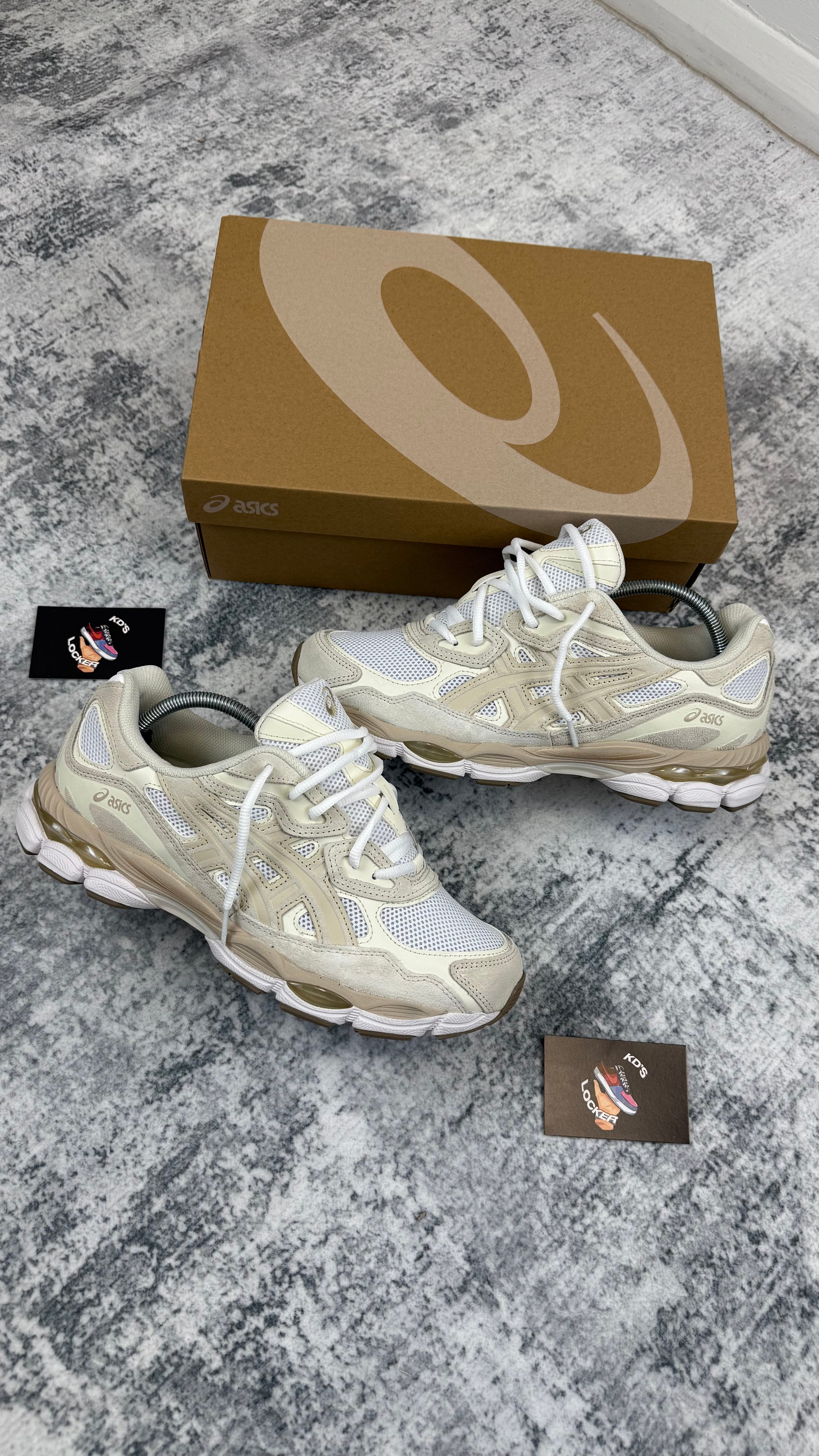 ASICS GEL NYC WHITE FEATHER BEIGE