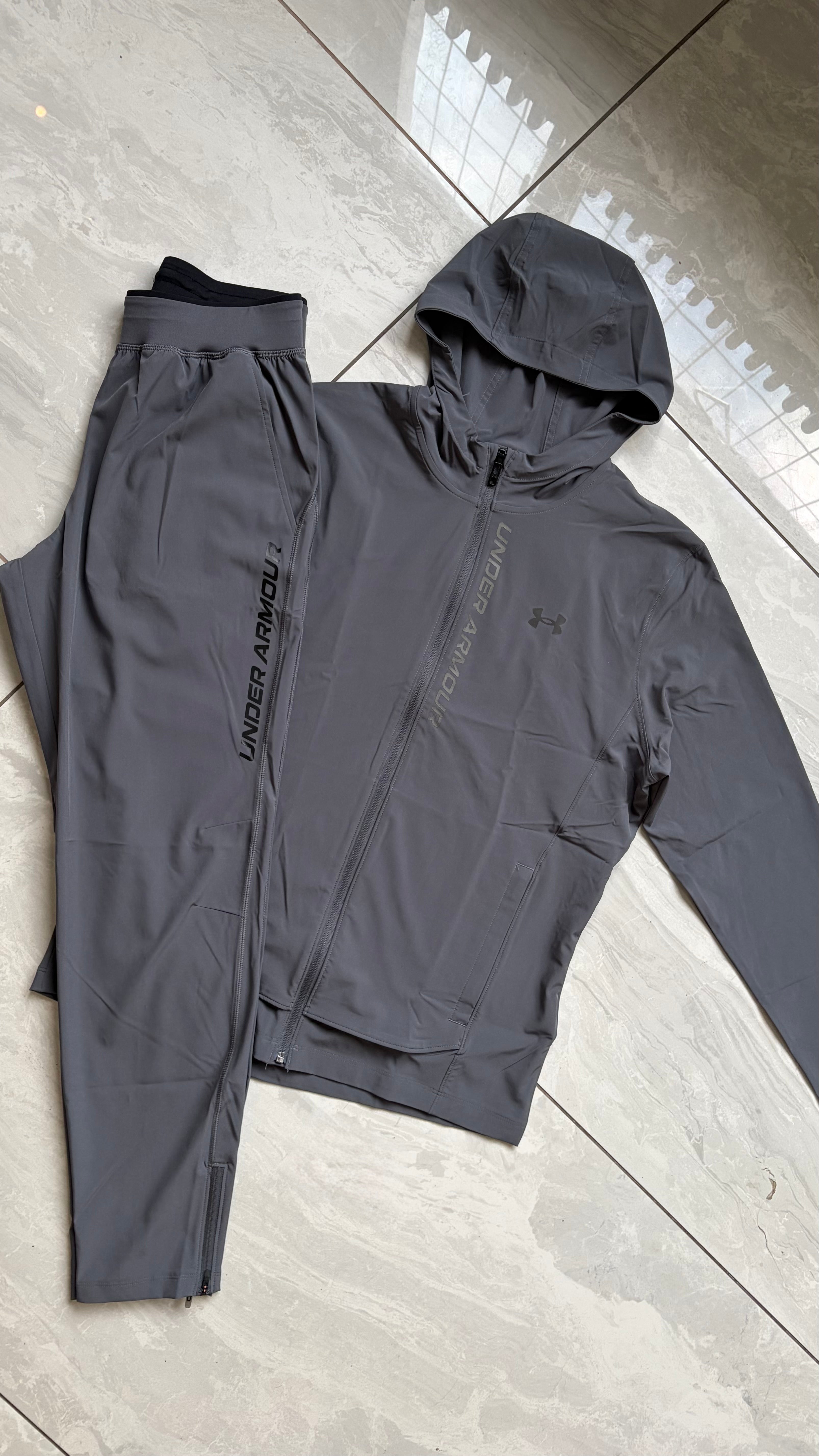 Under Armor Grey Storm Tracksuit