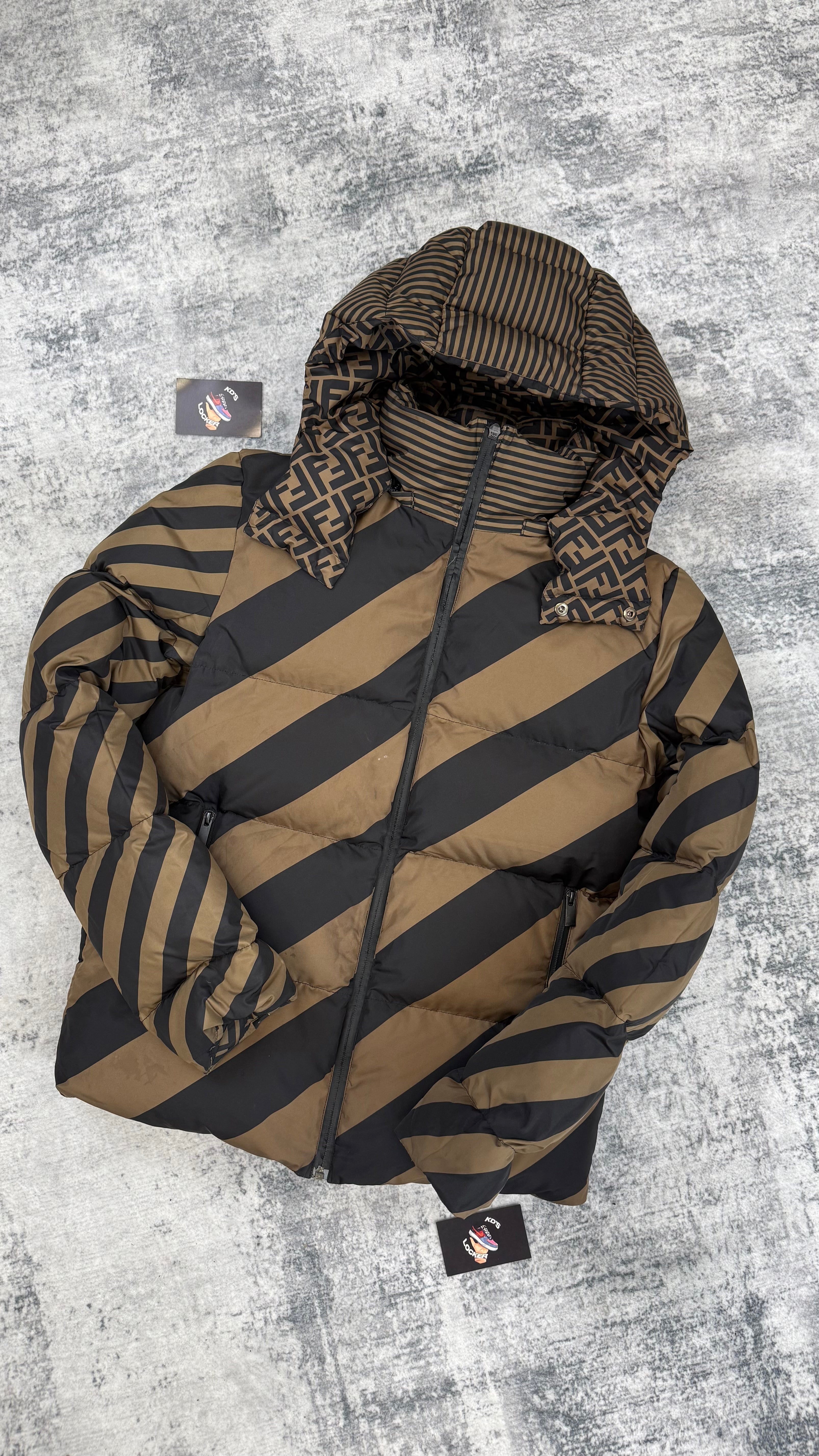 FENDI FF REVERSIBLE STRIPED JACKET *PRE-LOVED*