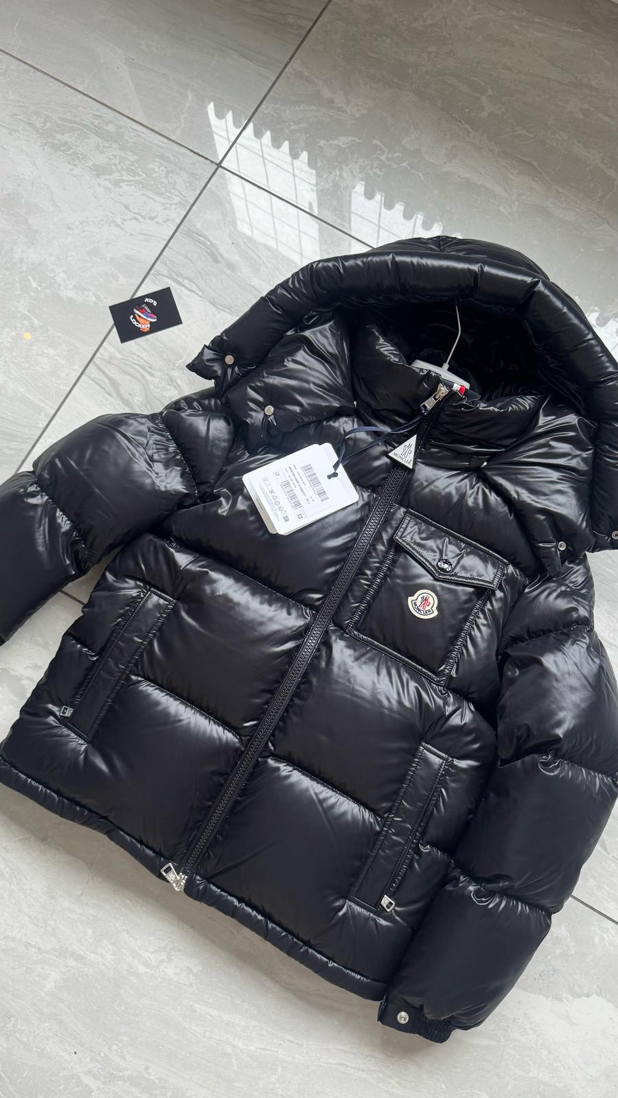 MONCLER BLACK MONTBELIARD DOWN JACKET