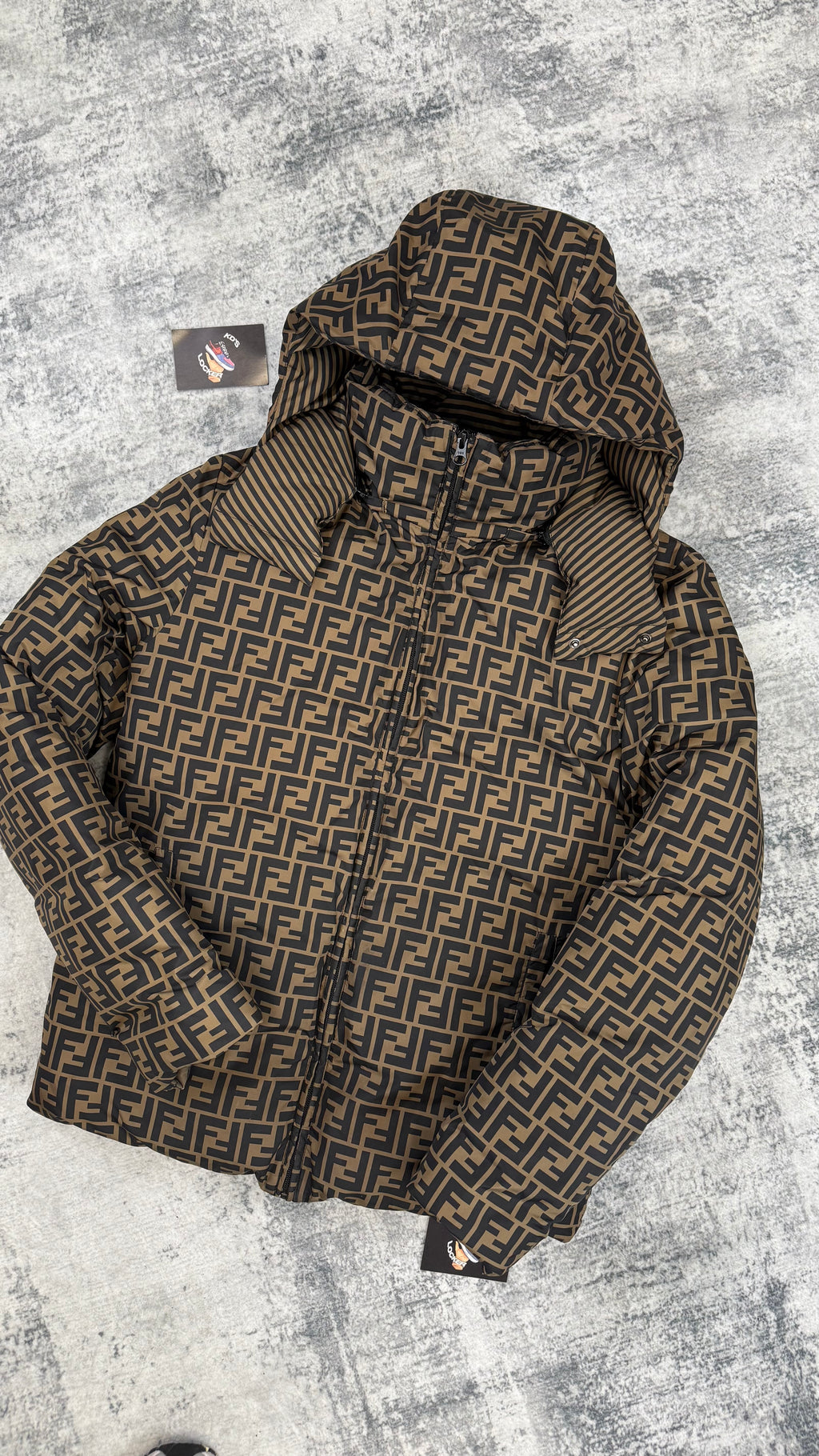 FENDI FF REVERSIBLE STRIPED JACKET *PRE-LOVED*