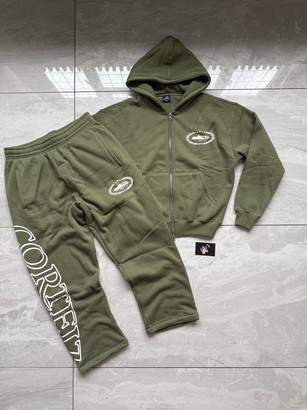 CORTEIZ OLIVE SUPERIOR ROYALE TRACKSUIT