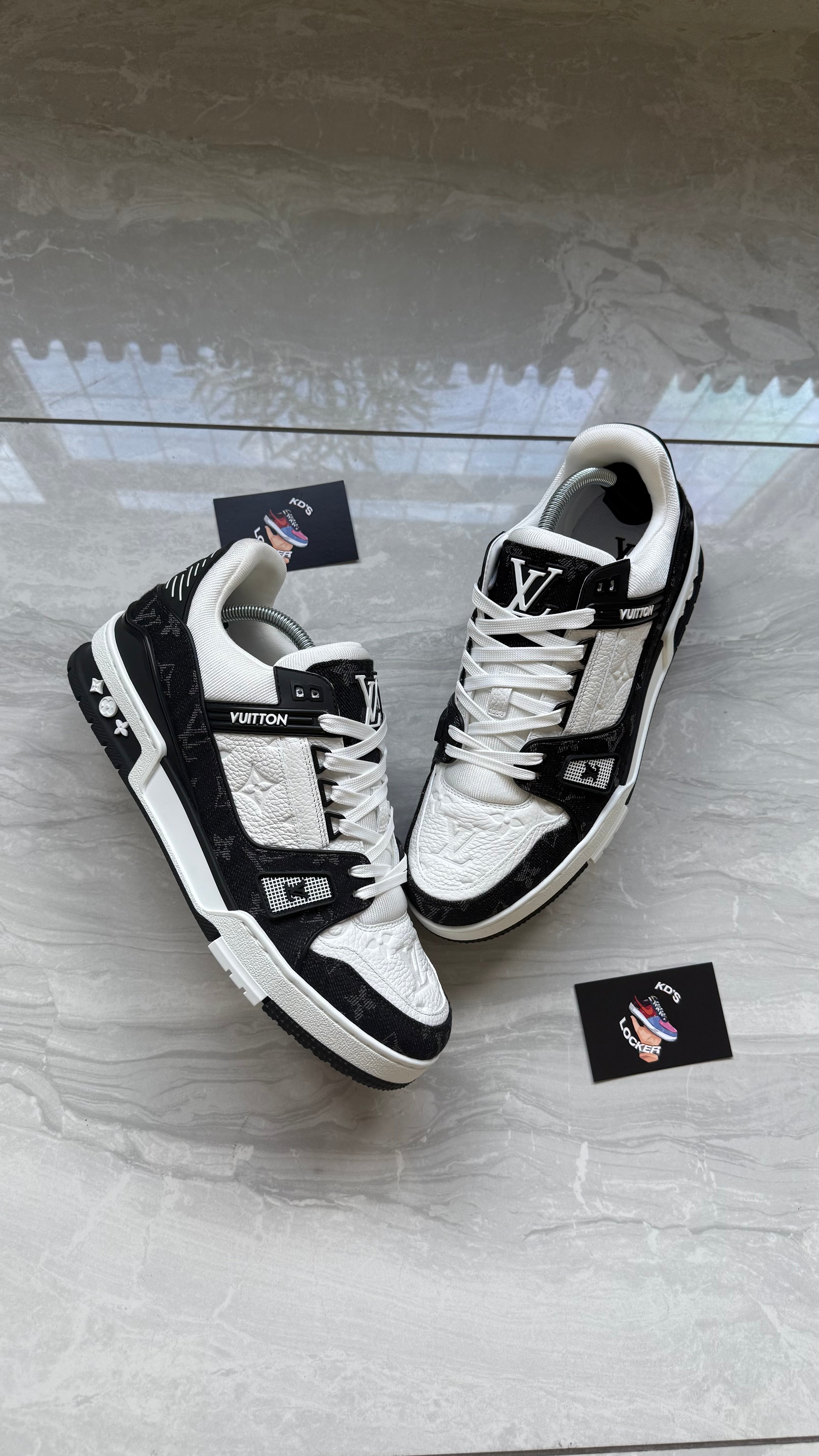 LOUIS VUITTON BLACK MONOGRAM TRAINER