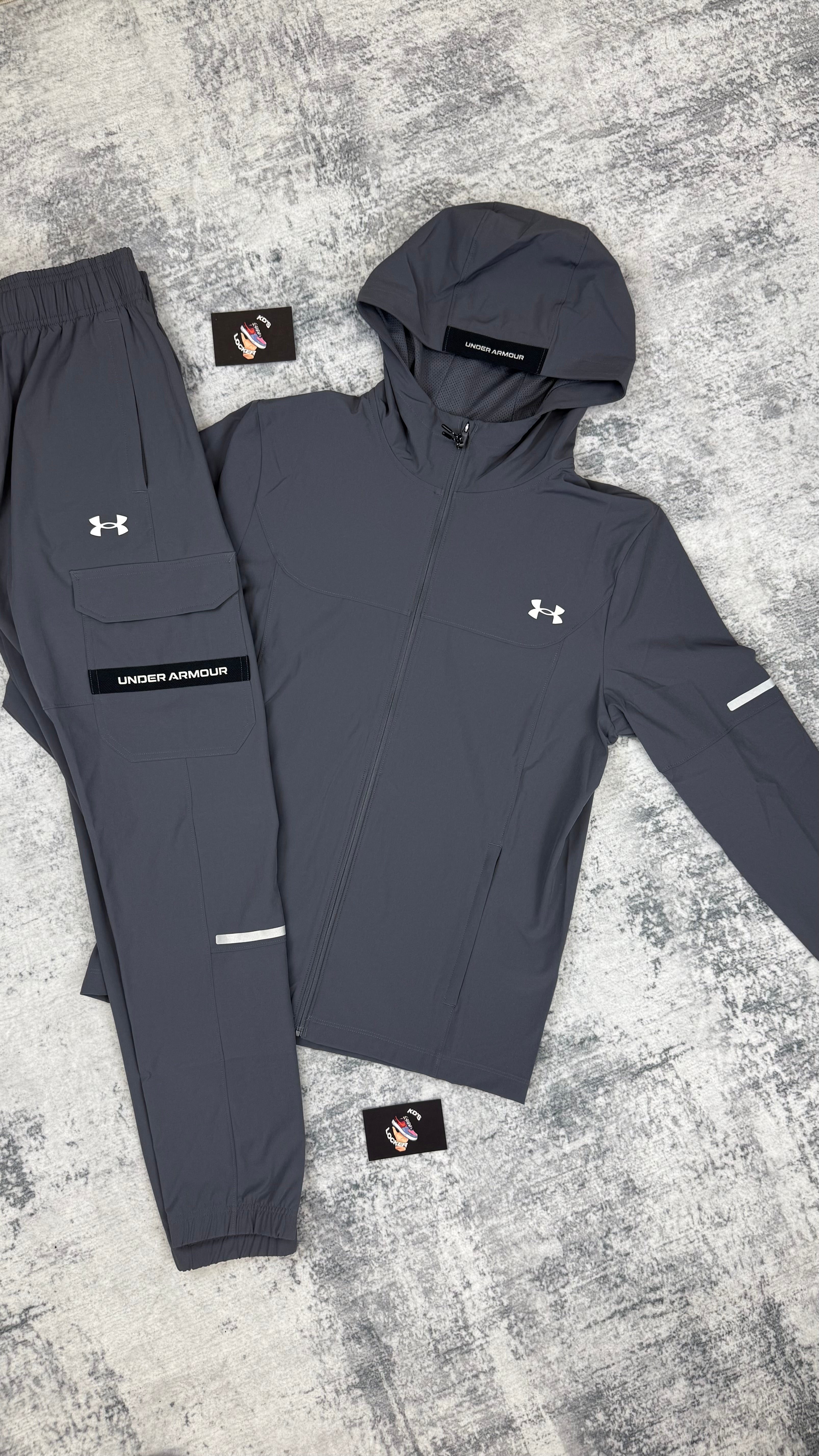 UNDER ARMOUR GREY UTILITY TRACKSUIT