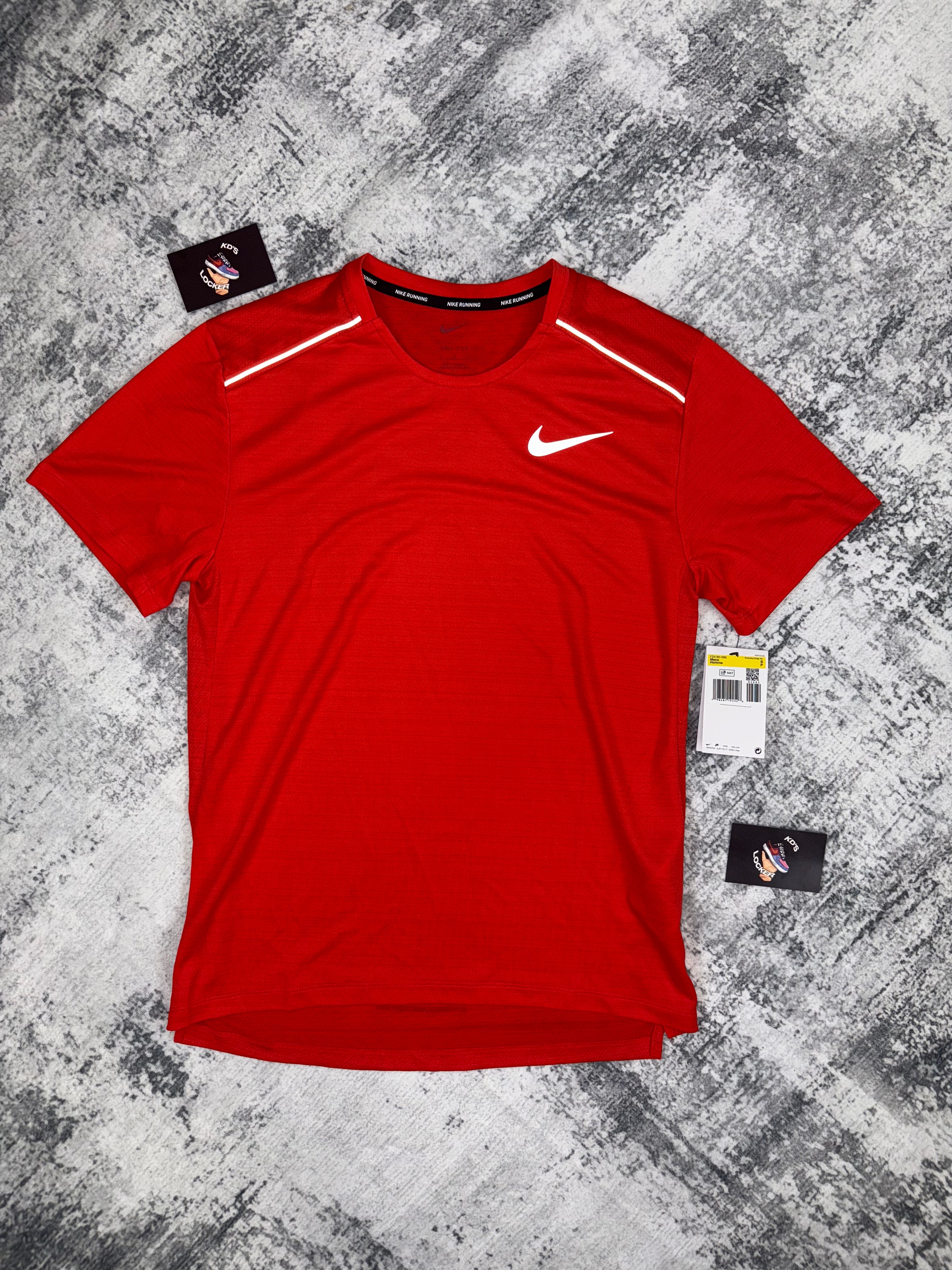 NIKE MILER 1.0 CRIMSON RED TEE