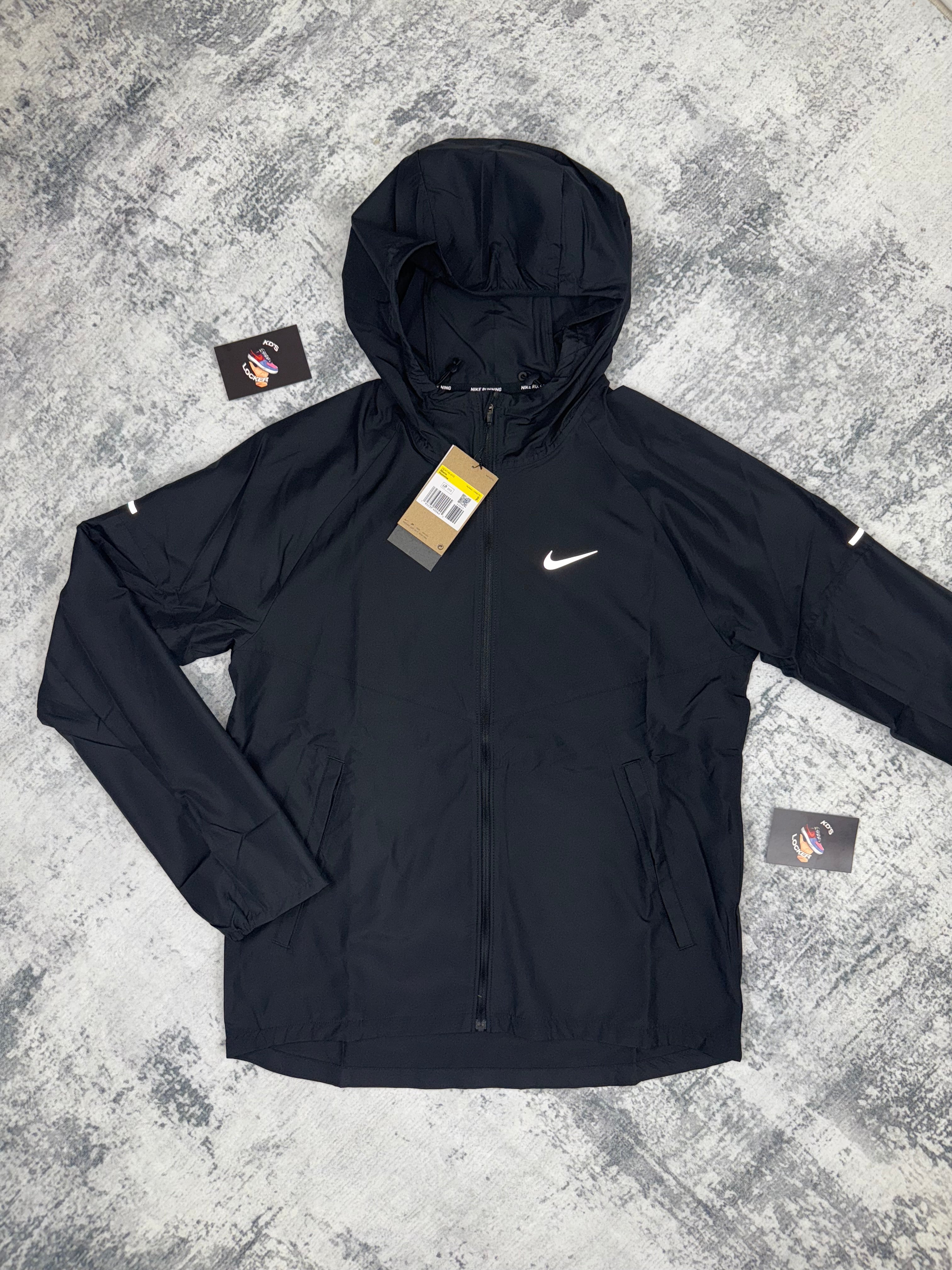 NIKE MILER REPEL BLACK JACKET