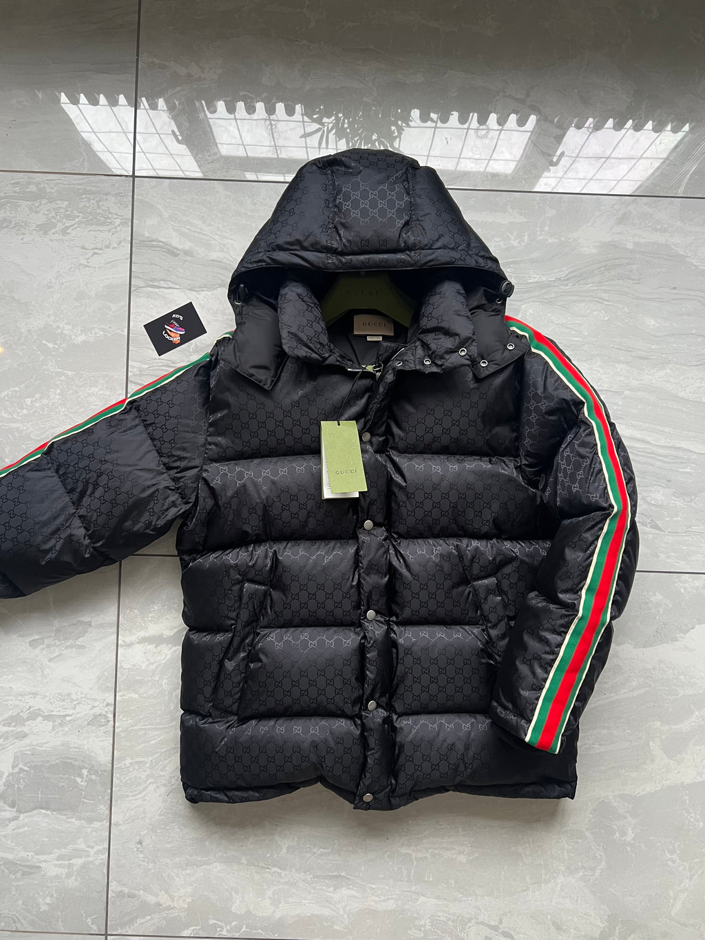 GUCCI GG NYLON JACQUARD WEB JACKET