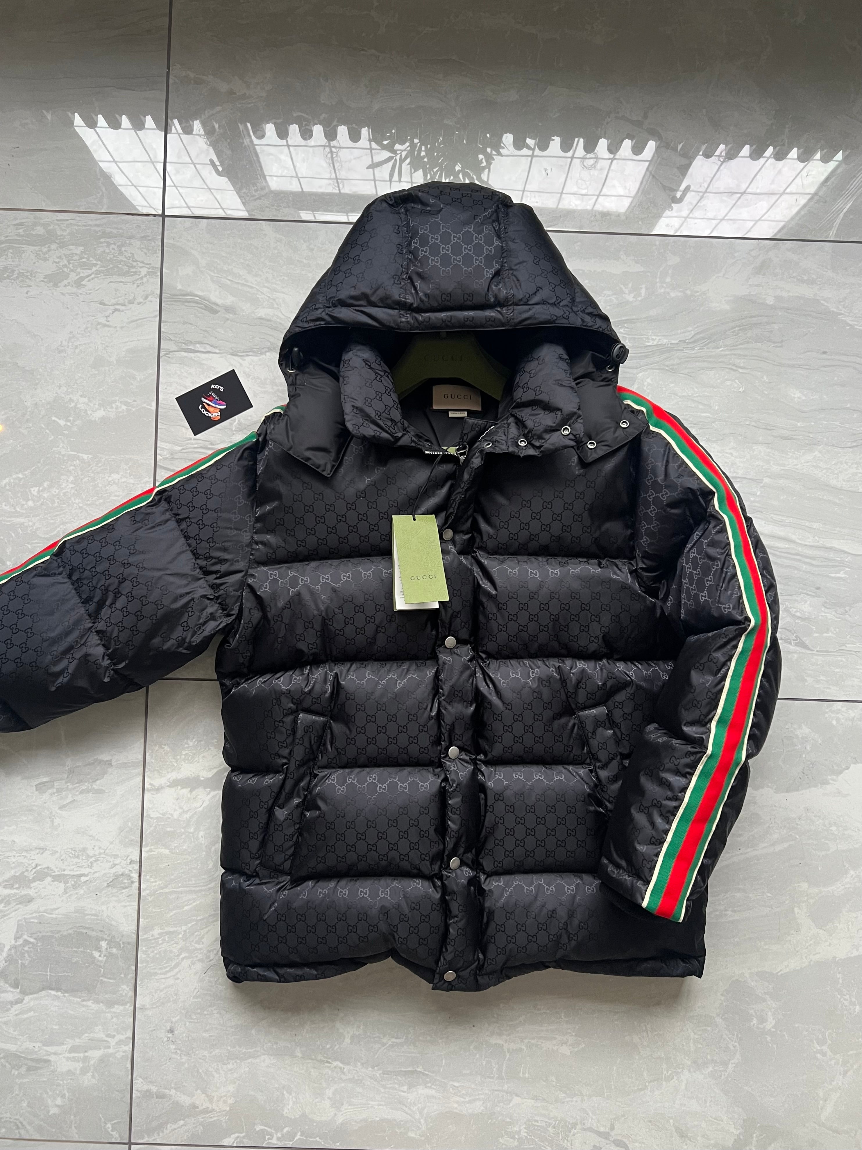GUCCI GG NYLON JACQUARD WEB JACKET