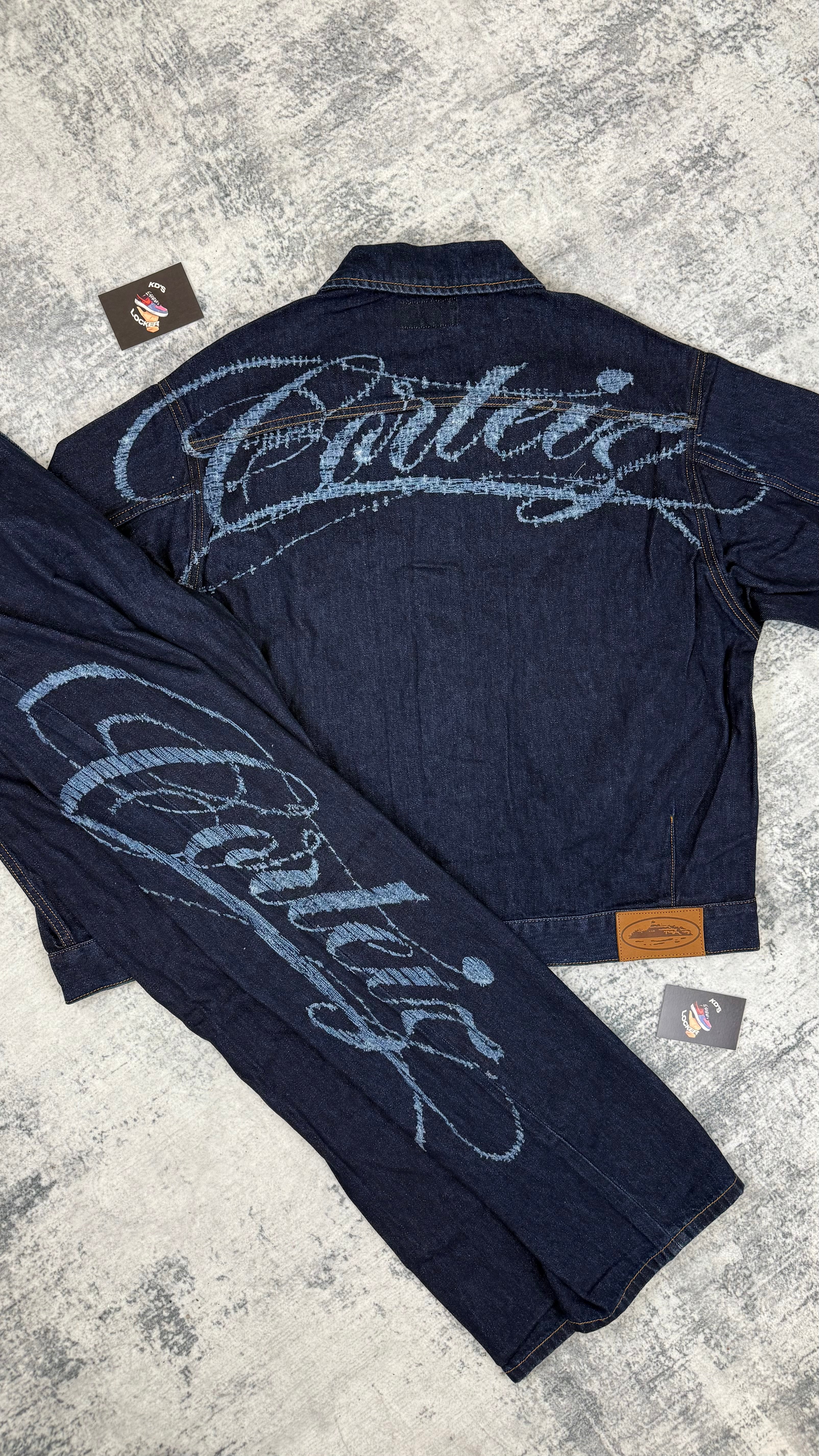 CORTEIZ TYPE II FRAYED DENIM SET “INDIGO”