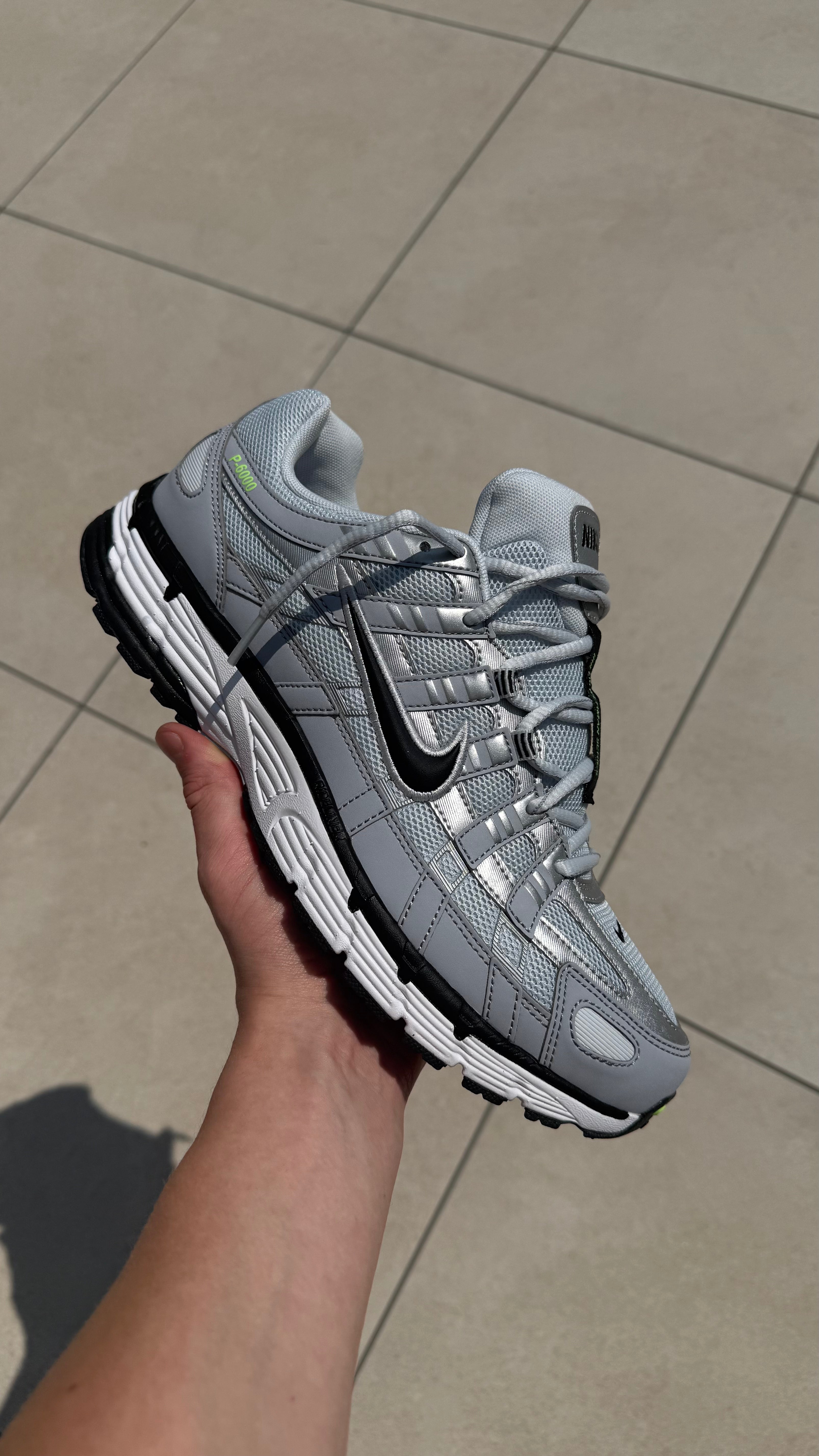 NIKE P-6000 WOLF GREY VOLT