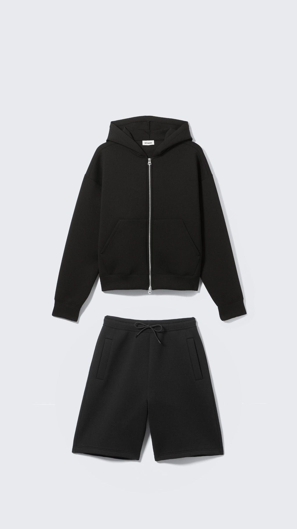 WEEKDAY SCUBA SHORT + JACKET SET