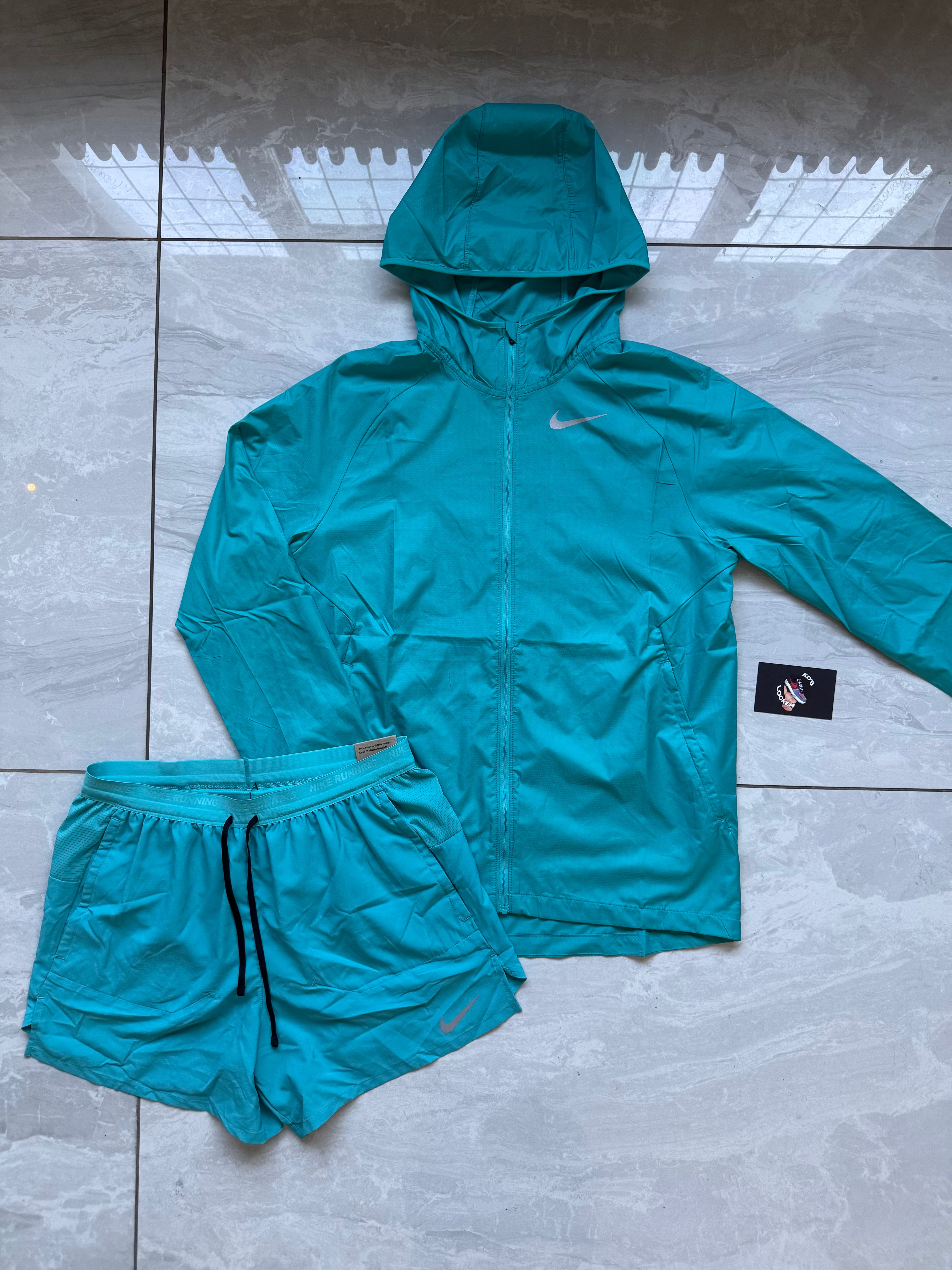 Nike Dusty Cactus Essential Windrunner & Shorts Set