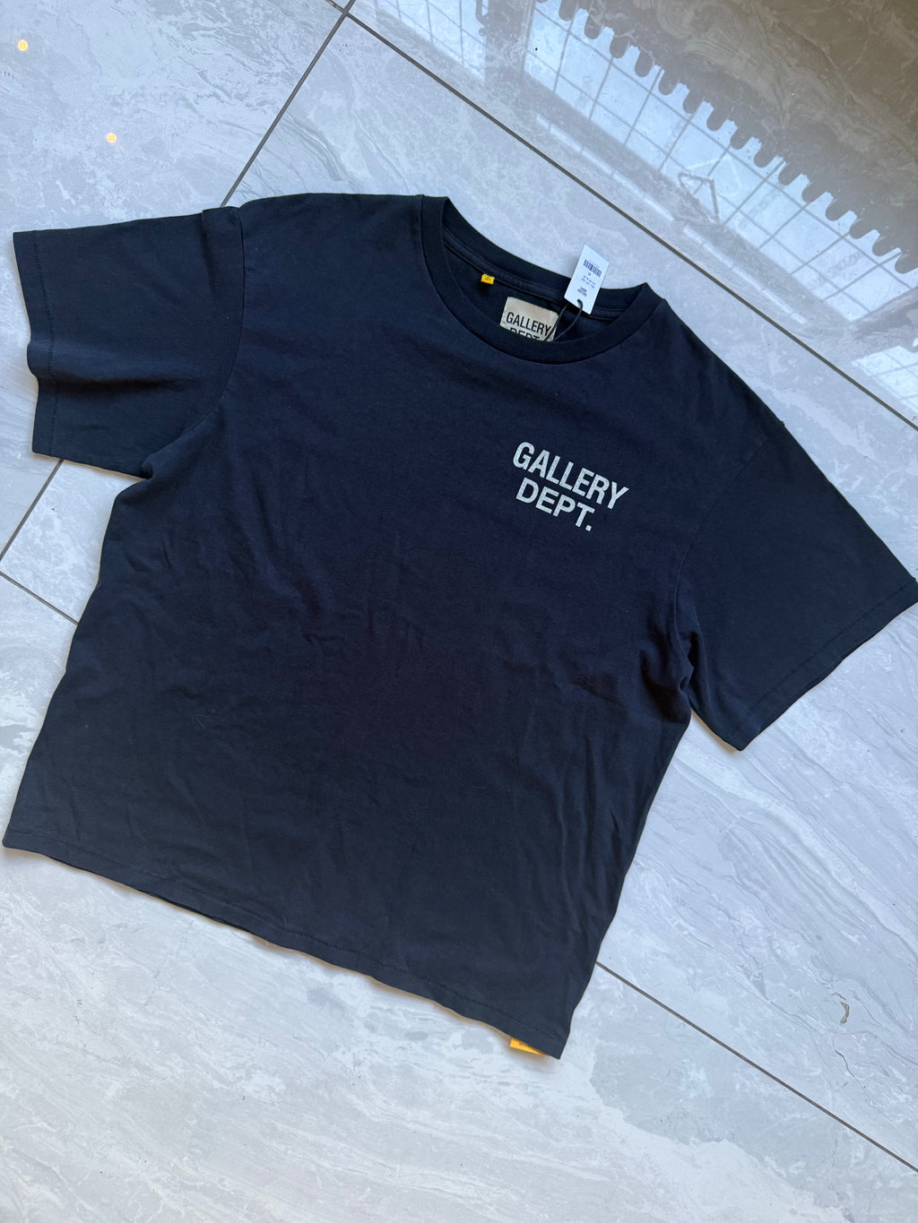 Gallery Dept. Logo Print Short Sleeve Black/White