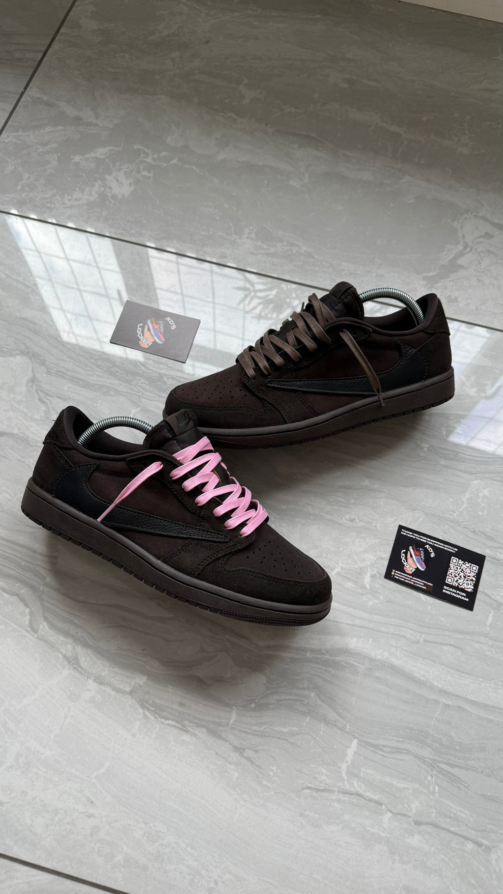 JORDAN 1 LOW x TRAVIS SCOTT VELVET BROWN