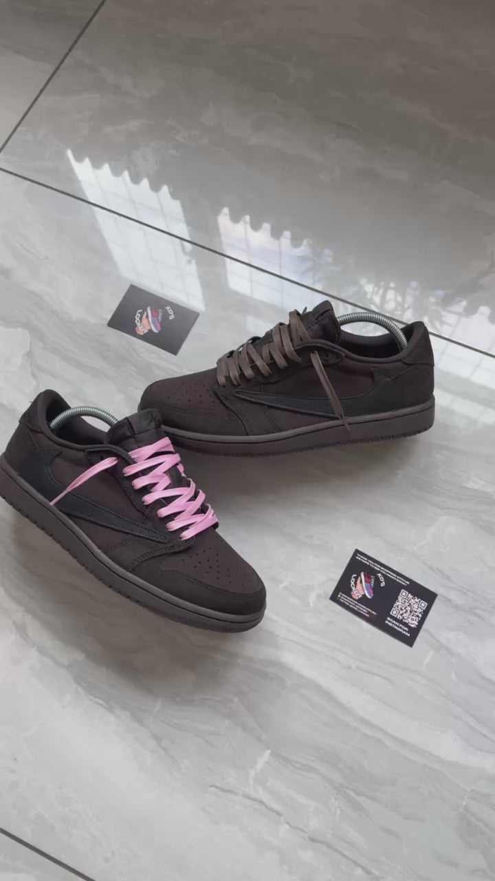 JORDAN 1 LOW x TRAVIS SCOTT VELVET BROWN