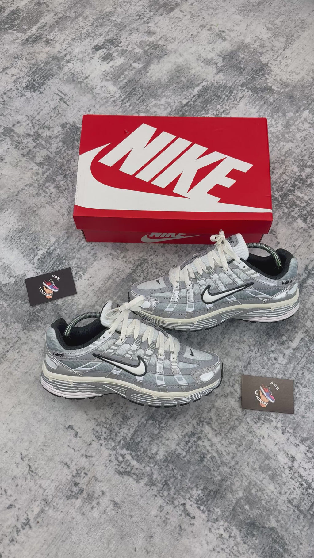 NIKE P-6000 METALLIC SILVER WHITE WOLF GREY