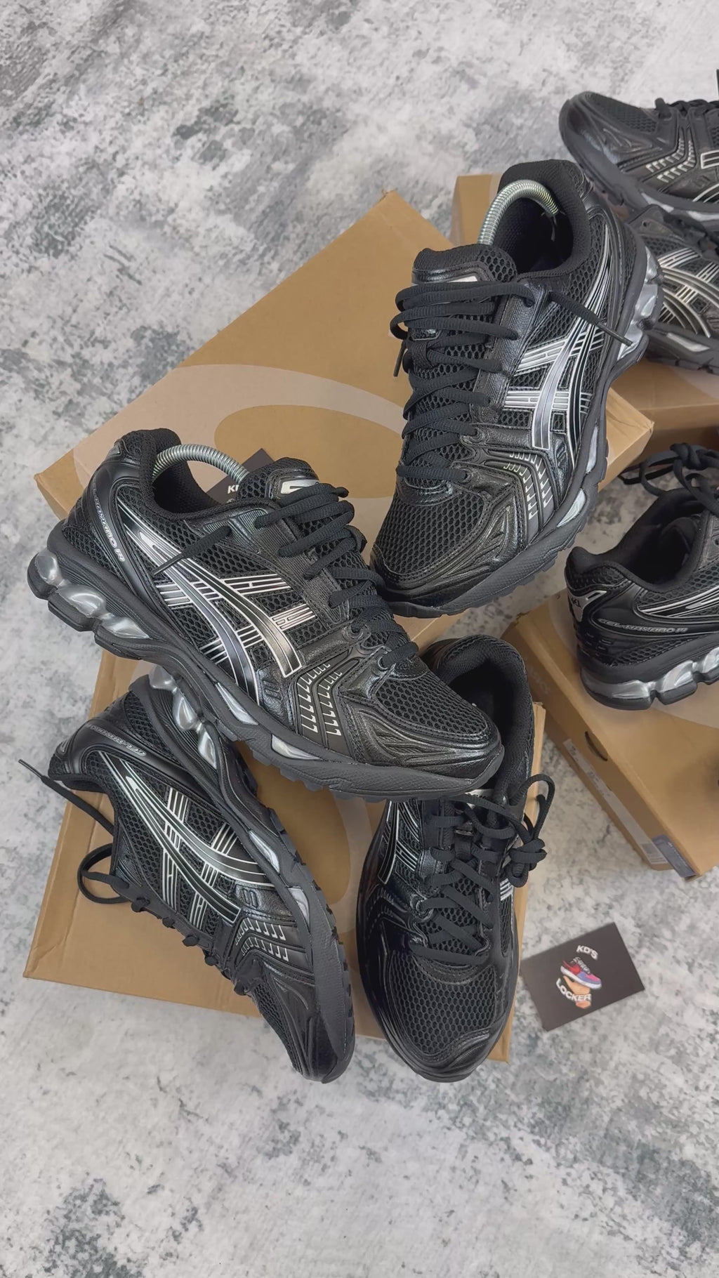 ASICS GEL KAYANO 14 BLACK PURE SILVER
