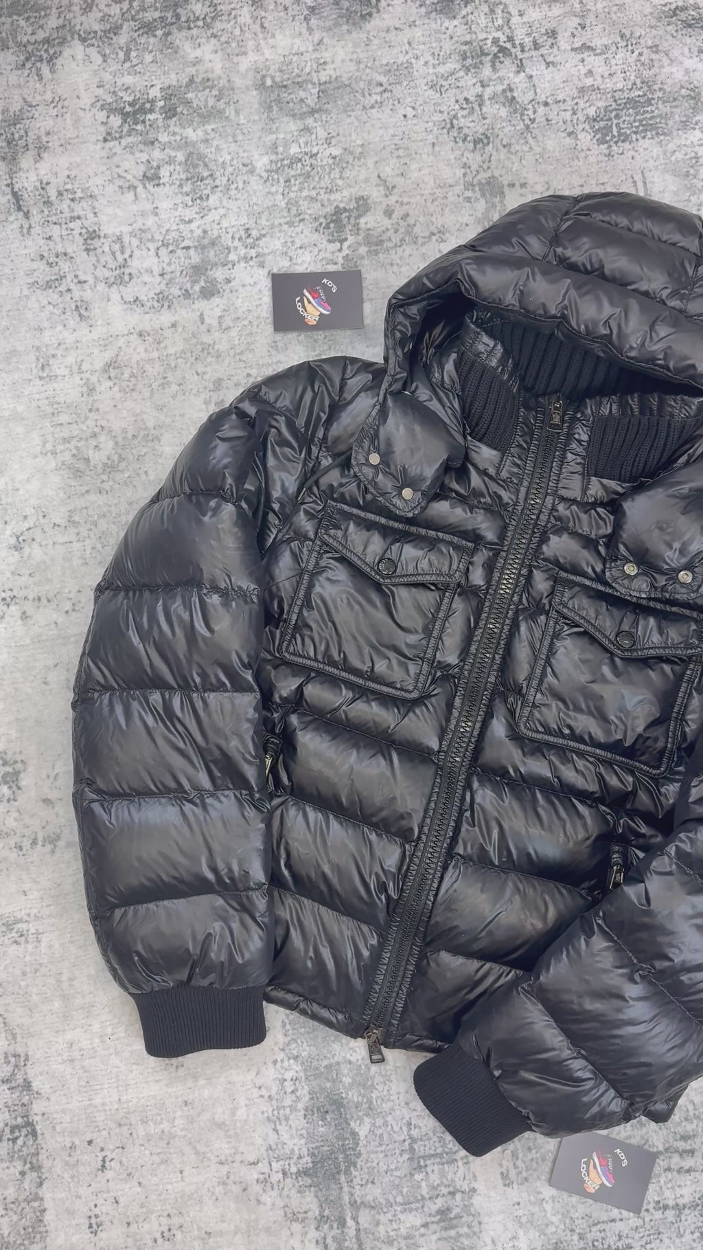 MONCLER BLACK FEDOR JACKET *PRE-LOVED*