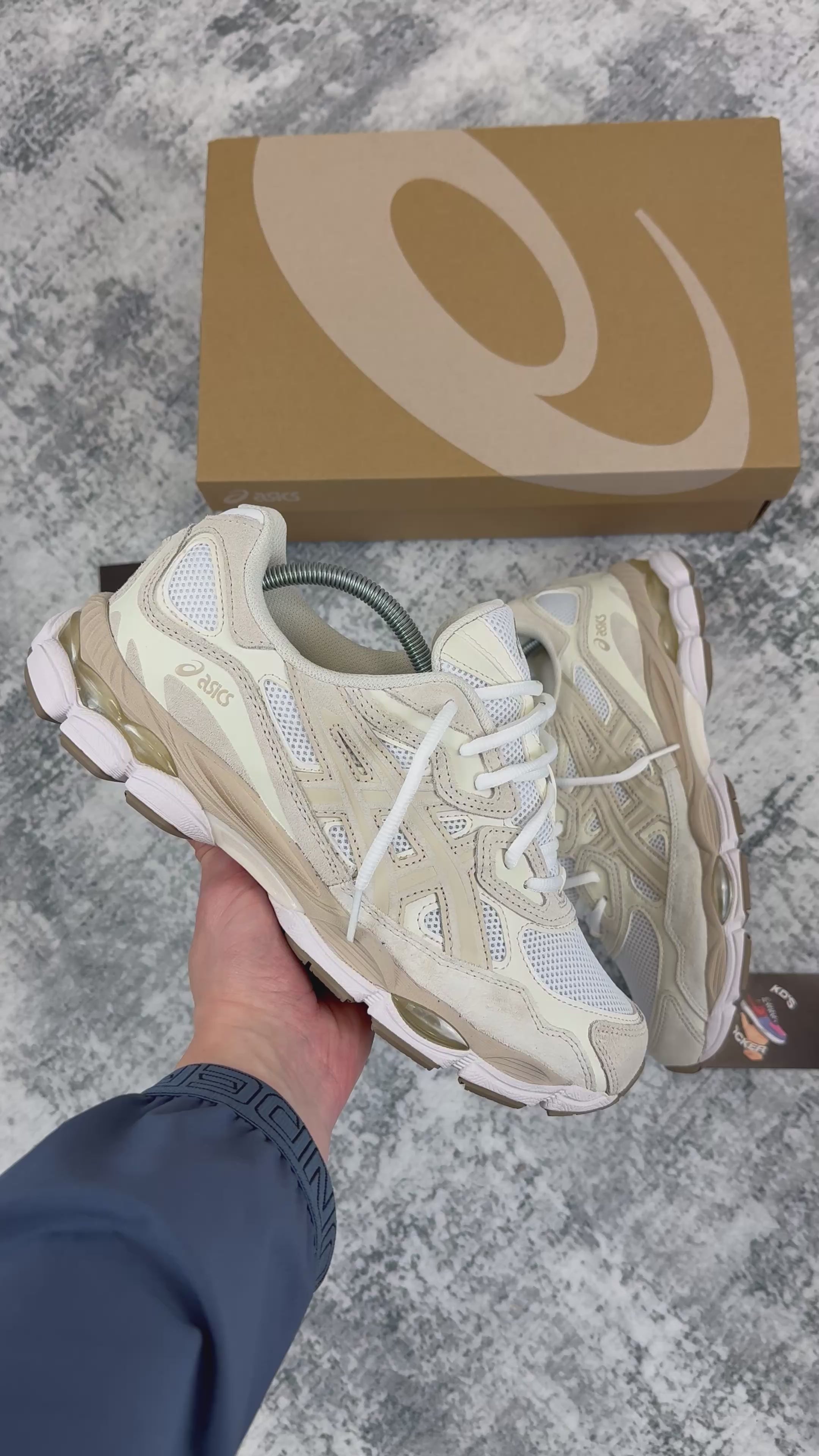 ASICS GEL NYC WHITE FEATHER BEIGE
